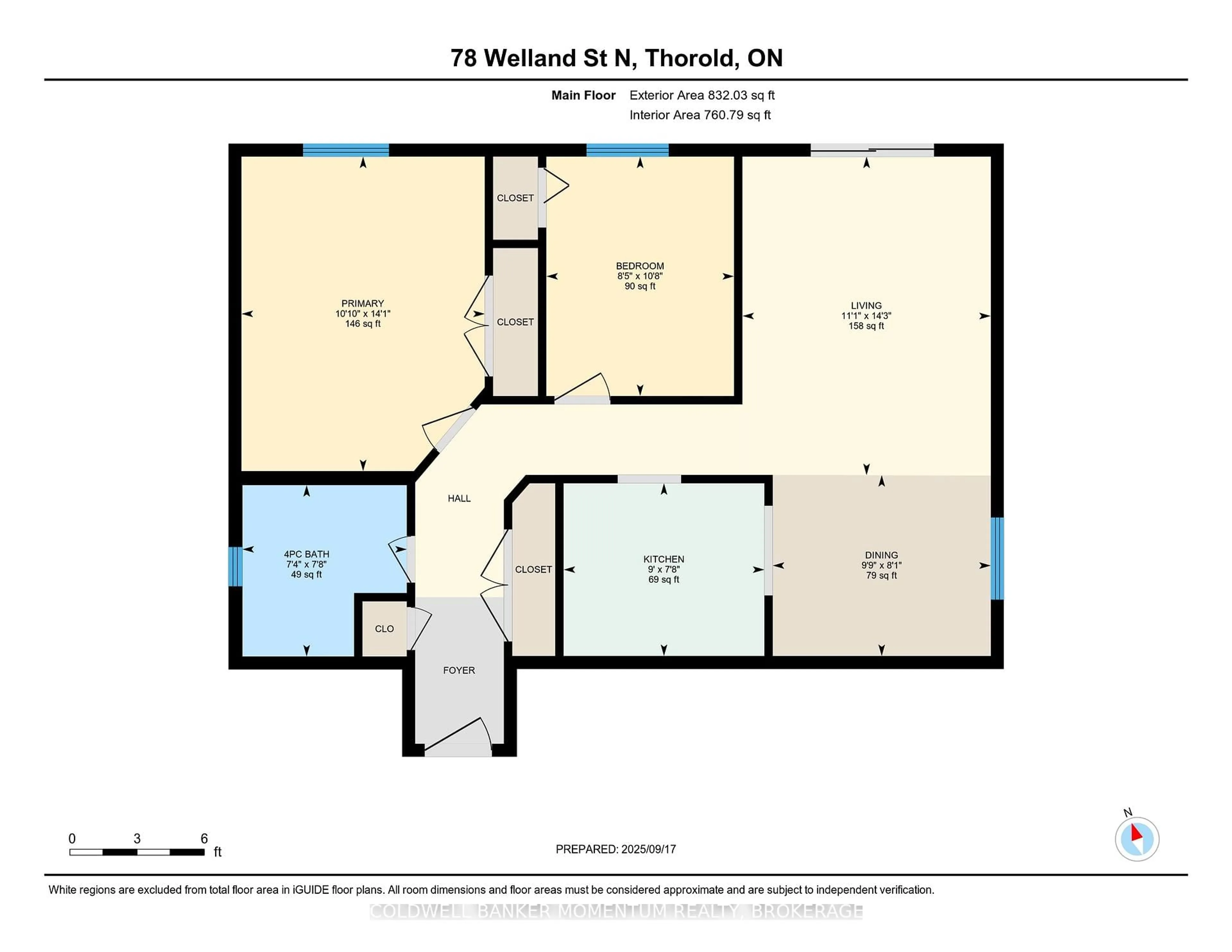 Floor plan for 78 Welland St #301, Thorold Ontario L2V 2C1