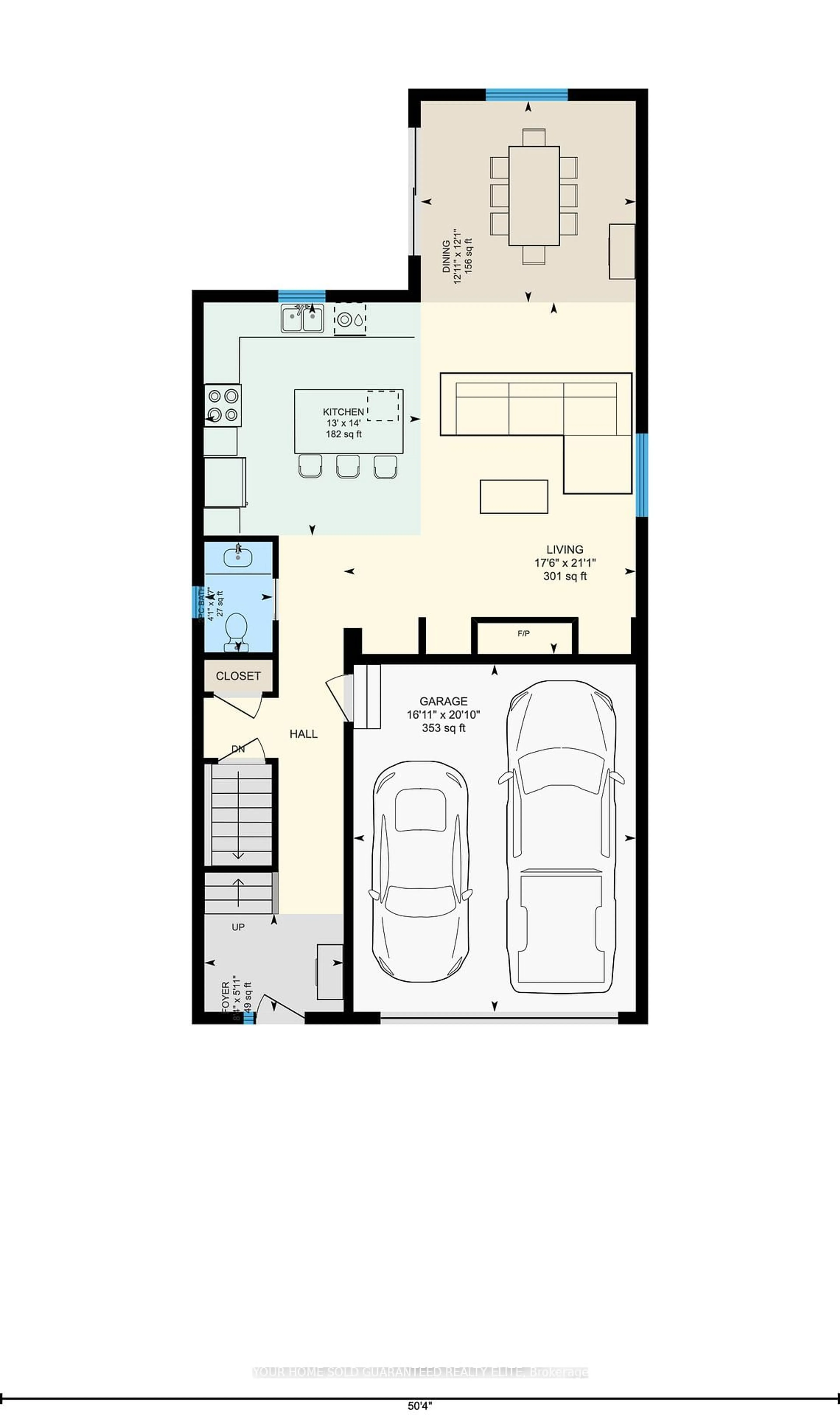 Floor plan for 20 Prospect Ave, St. Catharines Ontario L2M 5K1