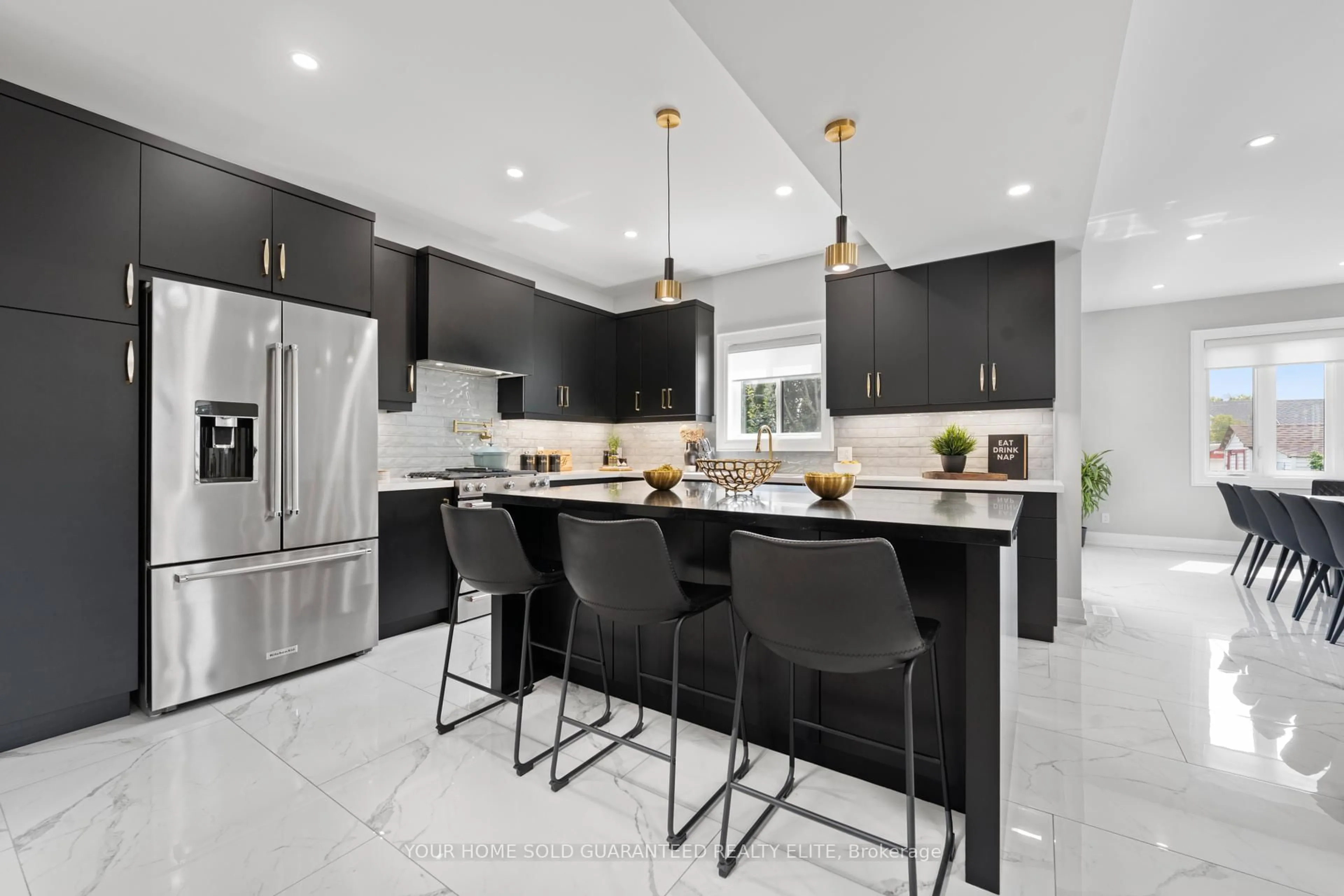Contemporary kitchen, ceramic/tile floor for 20 Prospect Ave, St. Catharines Ontario L2M 5K1