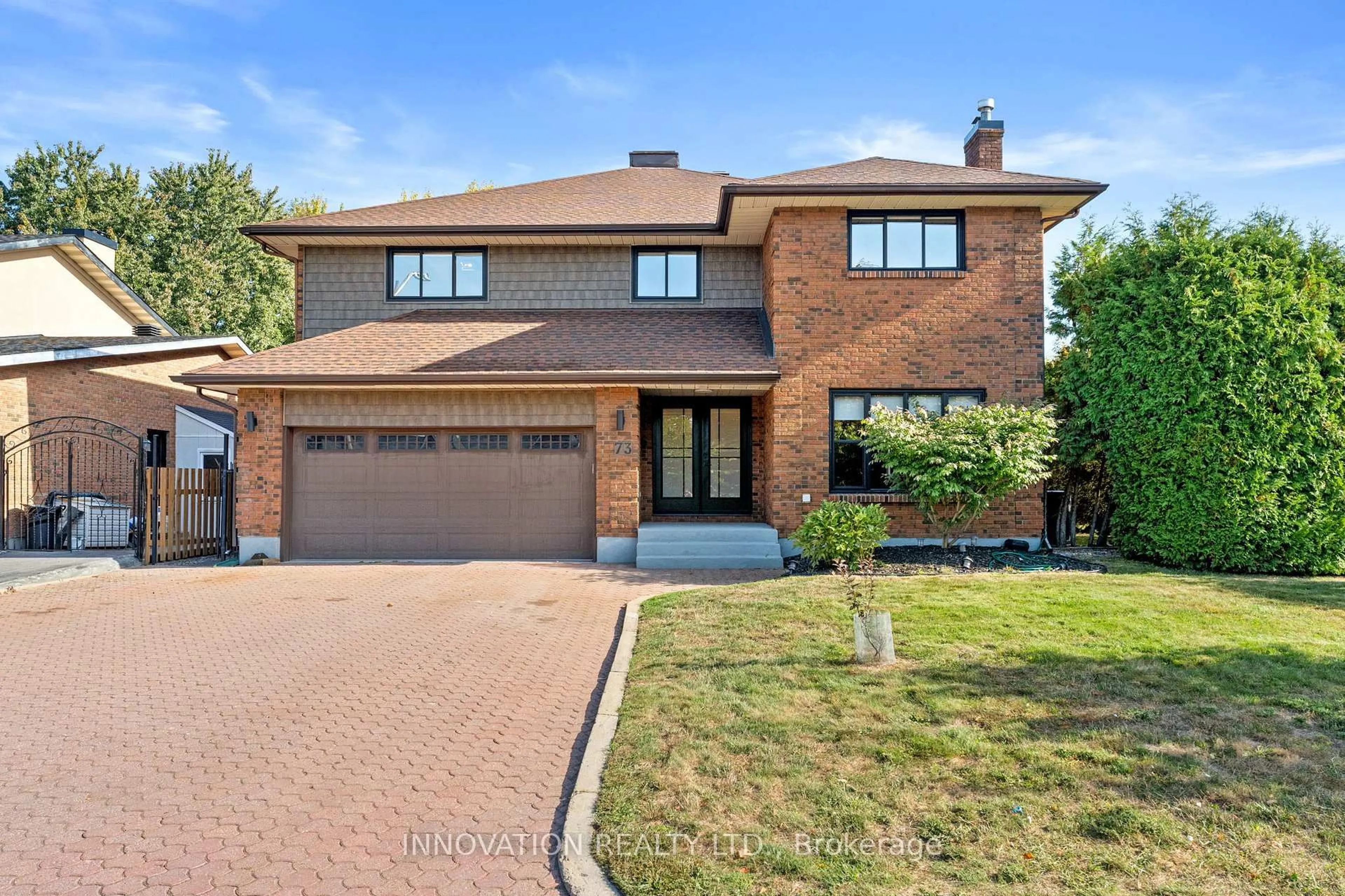 Home with brick exterior material, street for 73 Lillico Dr, Ottawa Ontario K1V 9L7