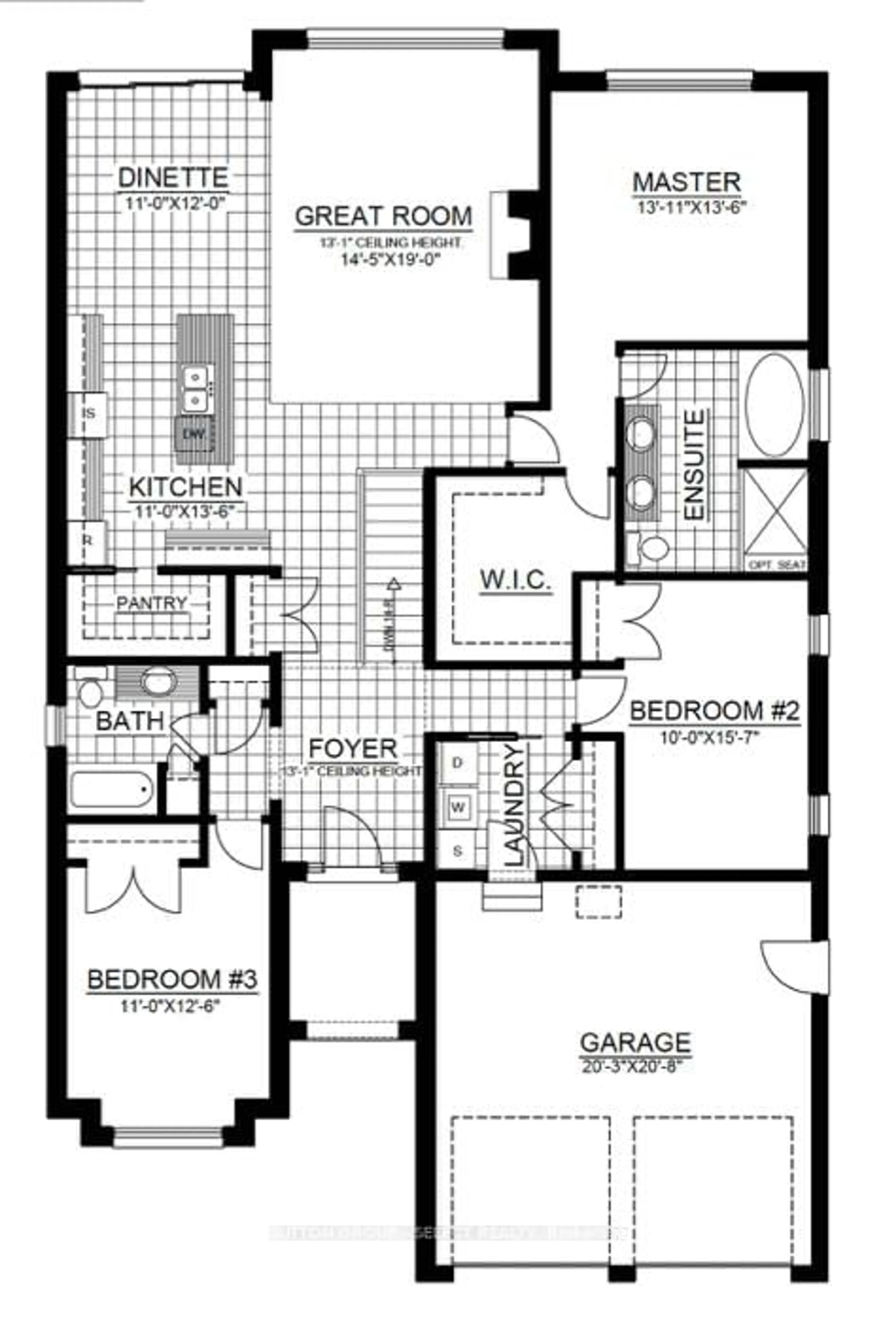 Floor plan for 134 HARVEST Lane, Thames Centre Ontario N0L 1G3