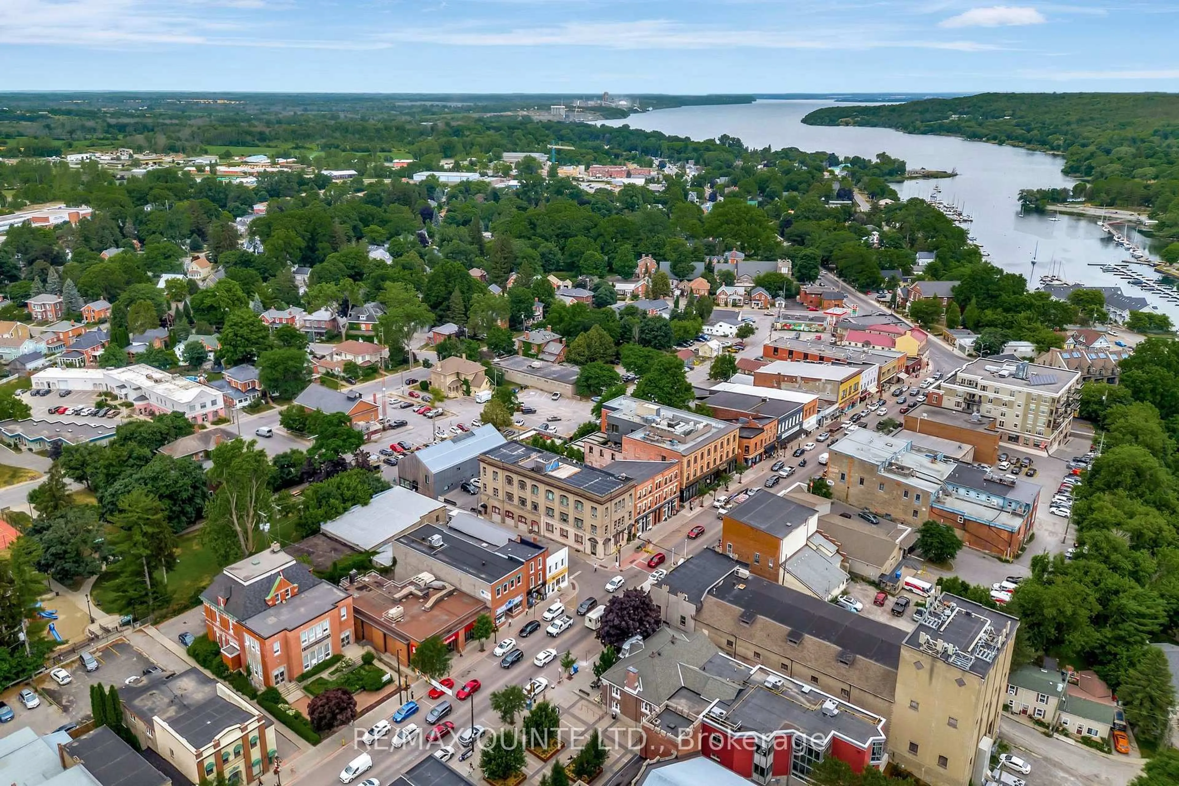 A pic from outside/outdoor area/front of a property/back of a property/a pic from drone, street for 229 Main St, Prince Edward County Ontario K0K 2T0