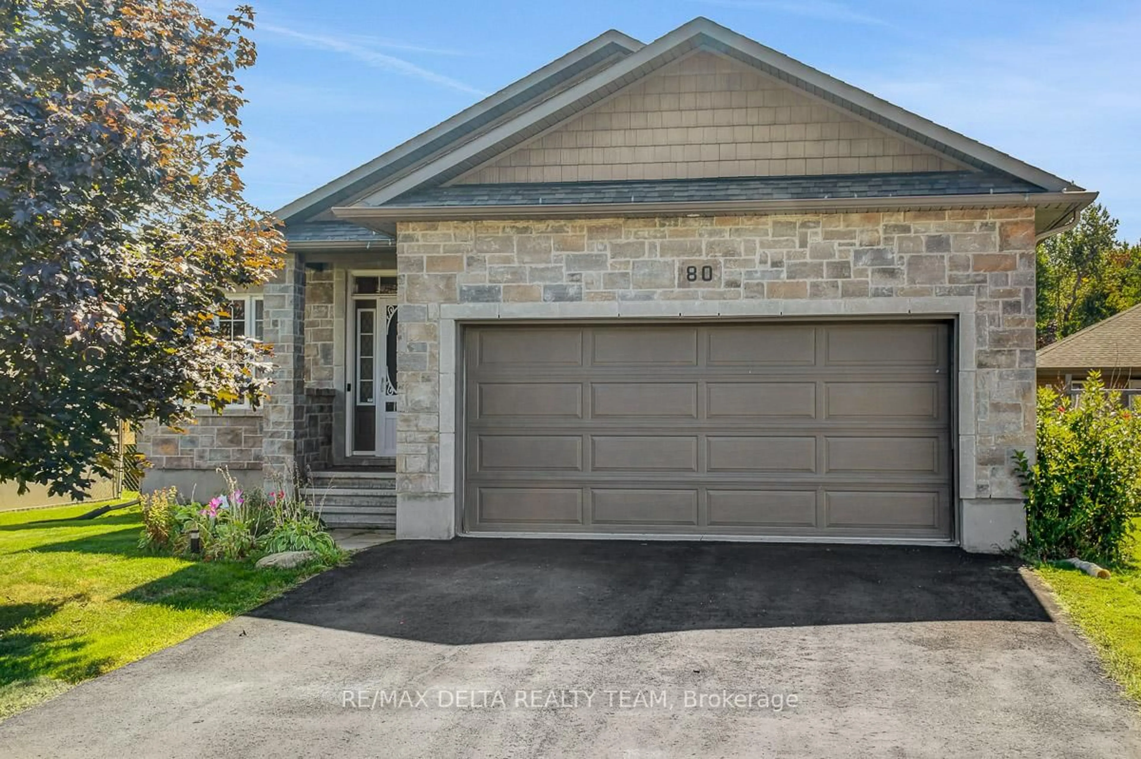 Home with brick exterior material, street for 80 Settlement Lane, Russell Ontario K4R 0A4