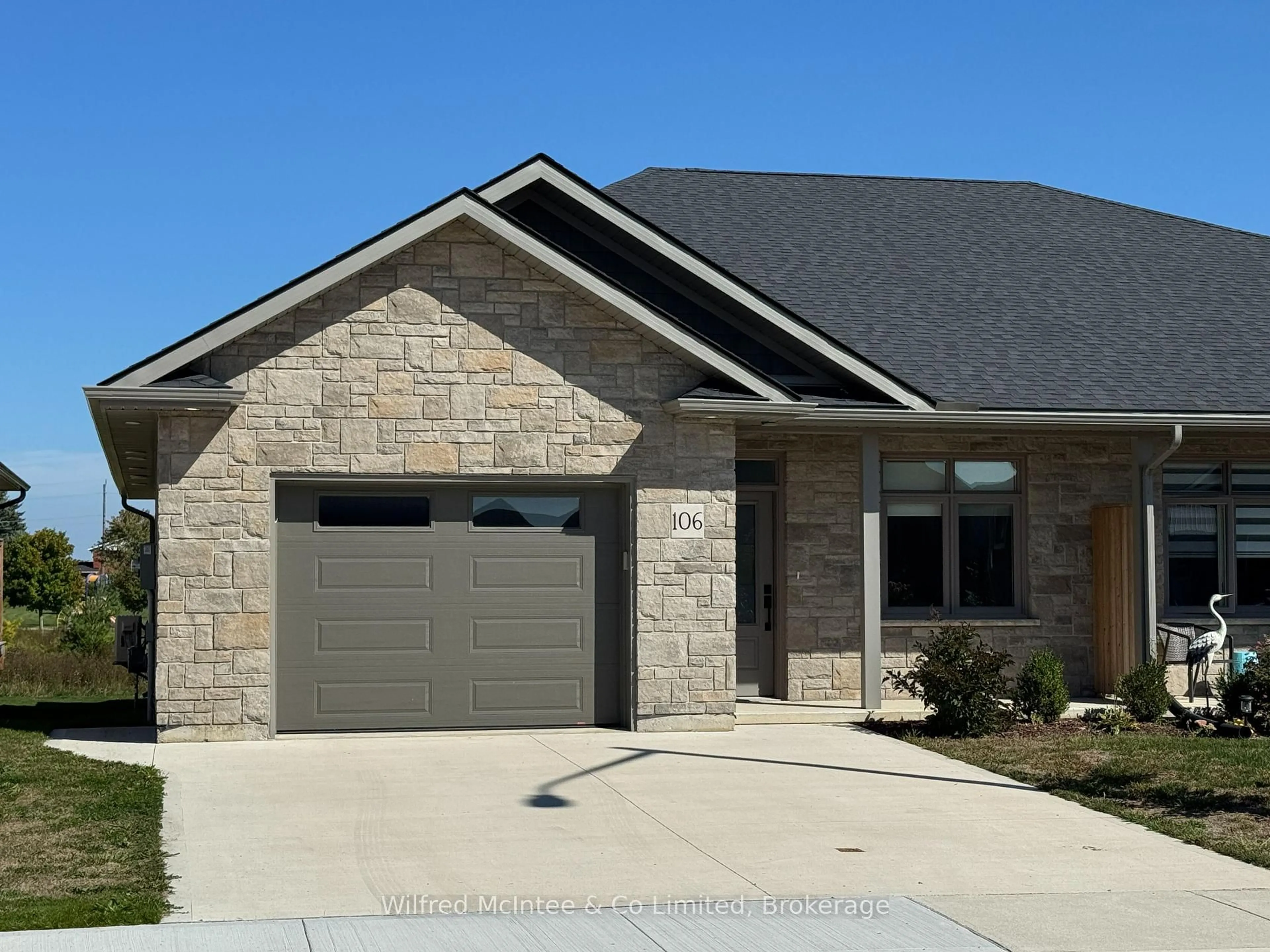 Home with brick exterior material, street for 106 Irishwood Lane, Brockton Ontario N0G 2V0