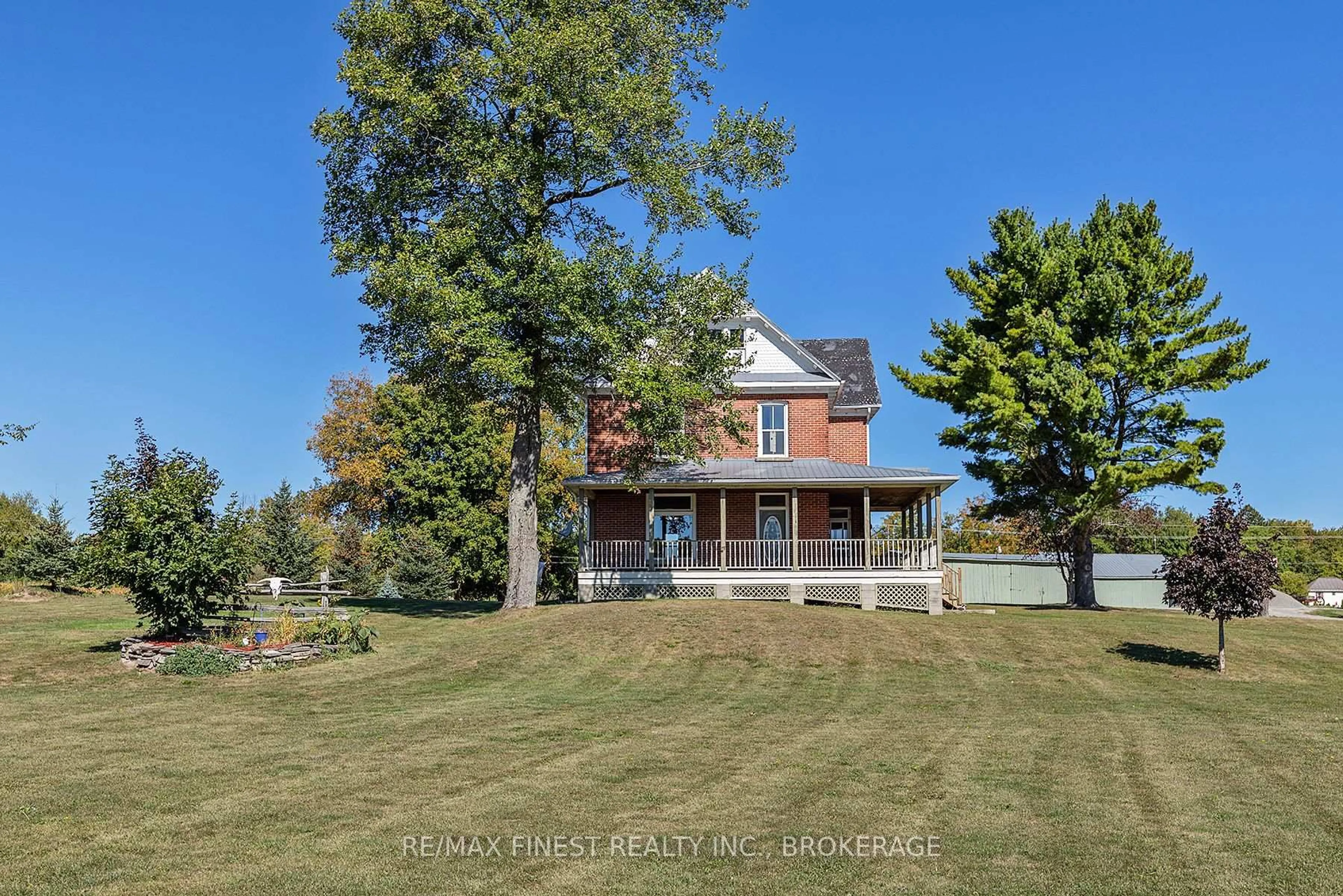 A pic from outside/outdoor area/front of a property/back of a property/a pic from drone, water/lake/river/ocean view for 6676 Highway 15, Seeley's Bay Ontario K0H 2N0