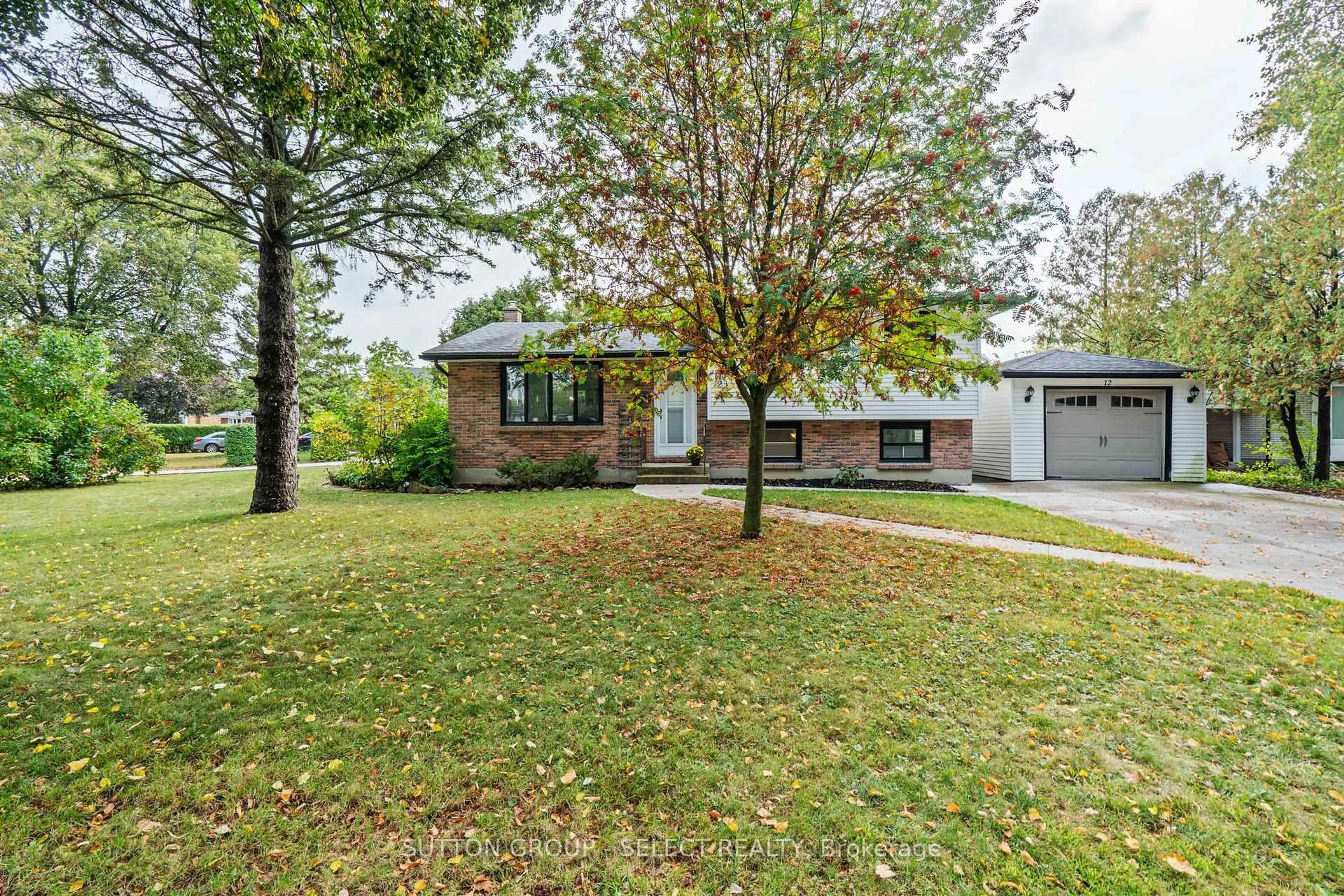 Home with brick exterior material, street for 12 Kinburn Cres, London South Ontario N6E 1J2