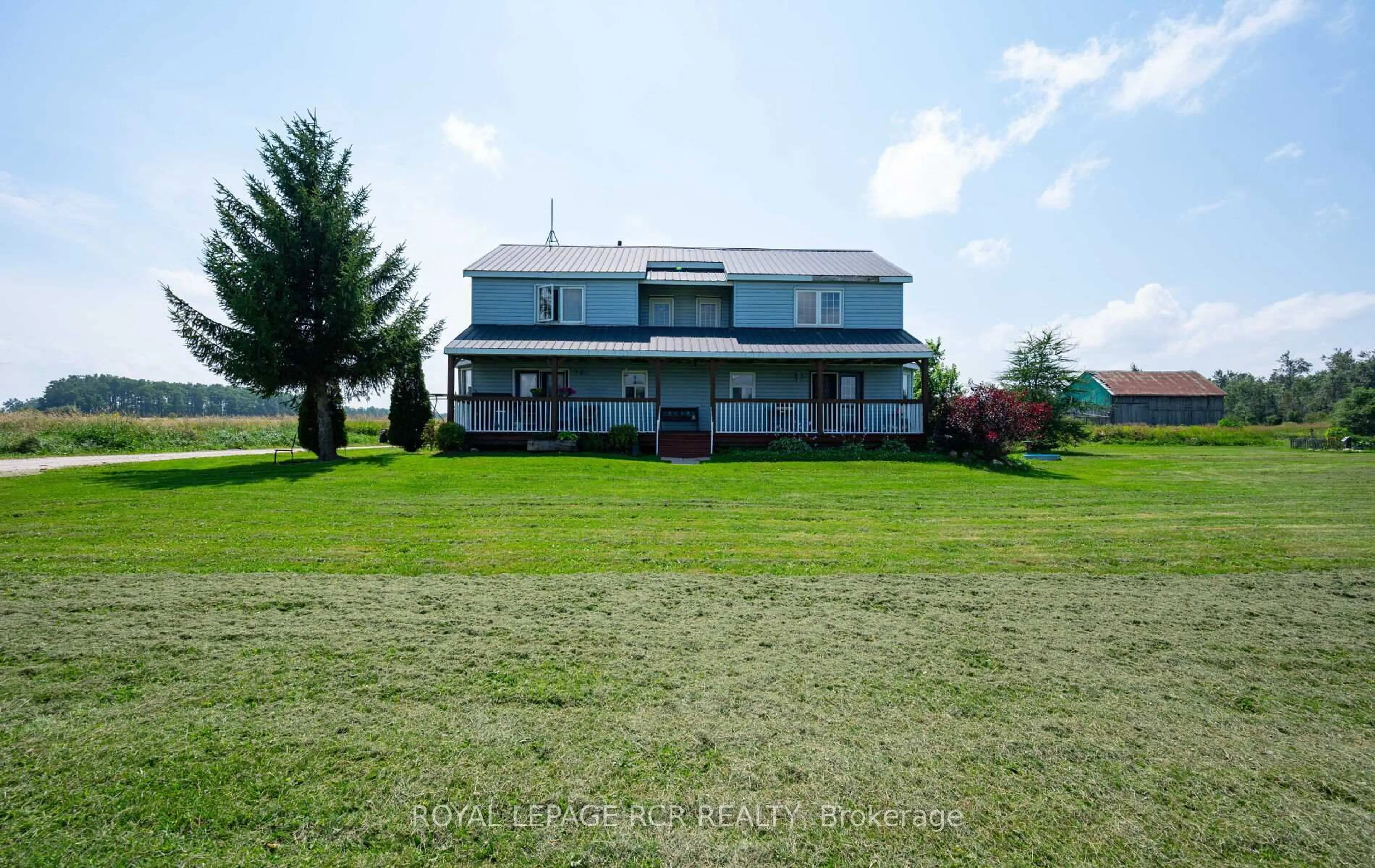 A pic from outside/outdoor area/front of a property/back of a property/a pic from drone, unknown for 238222 4th Line NE, Melancthon Ontario L9V 2J3
