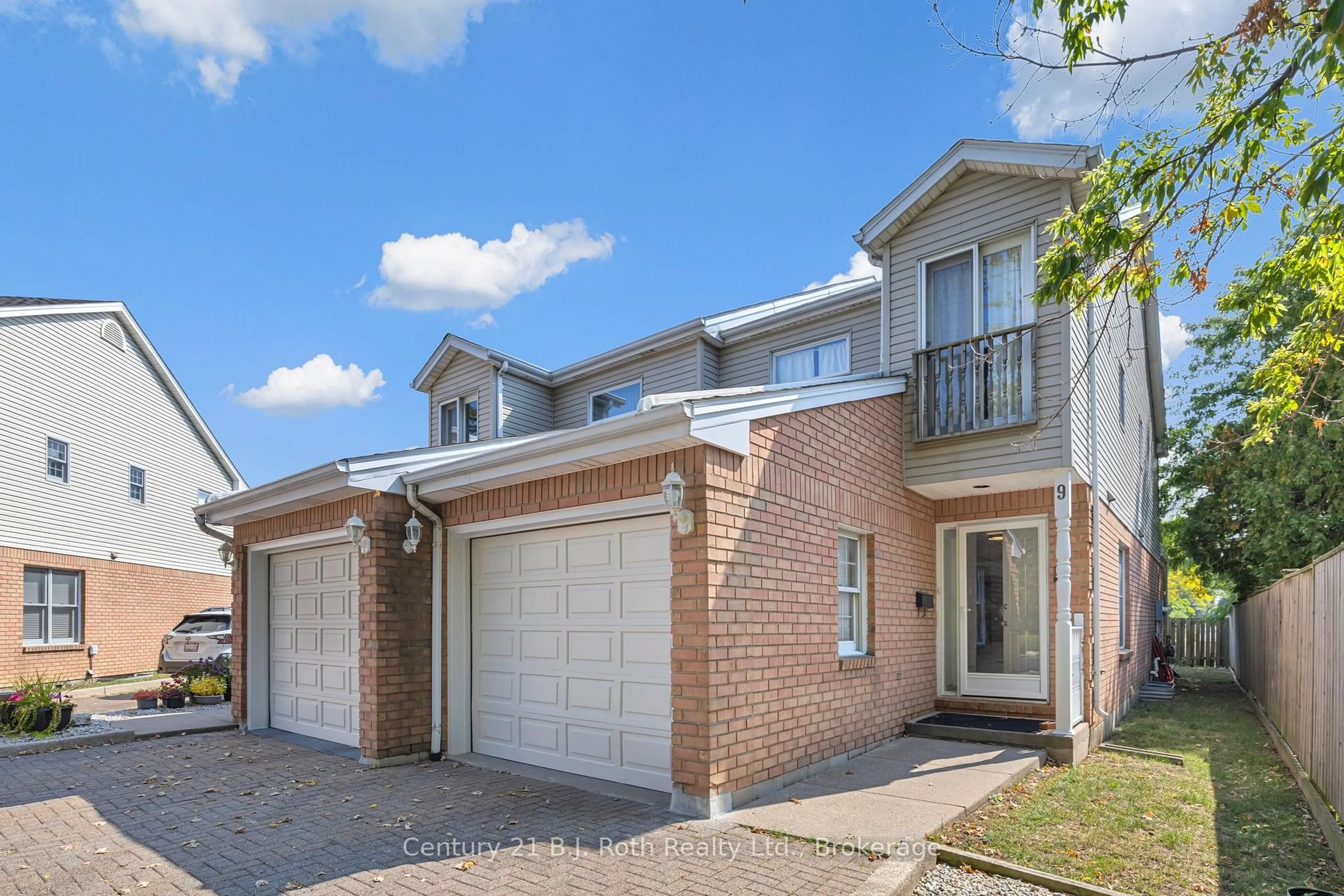 Home with brick exterior material, street for 1185 Grand Marais Rd #9, Windsor Ontario N9E 1C8