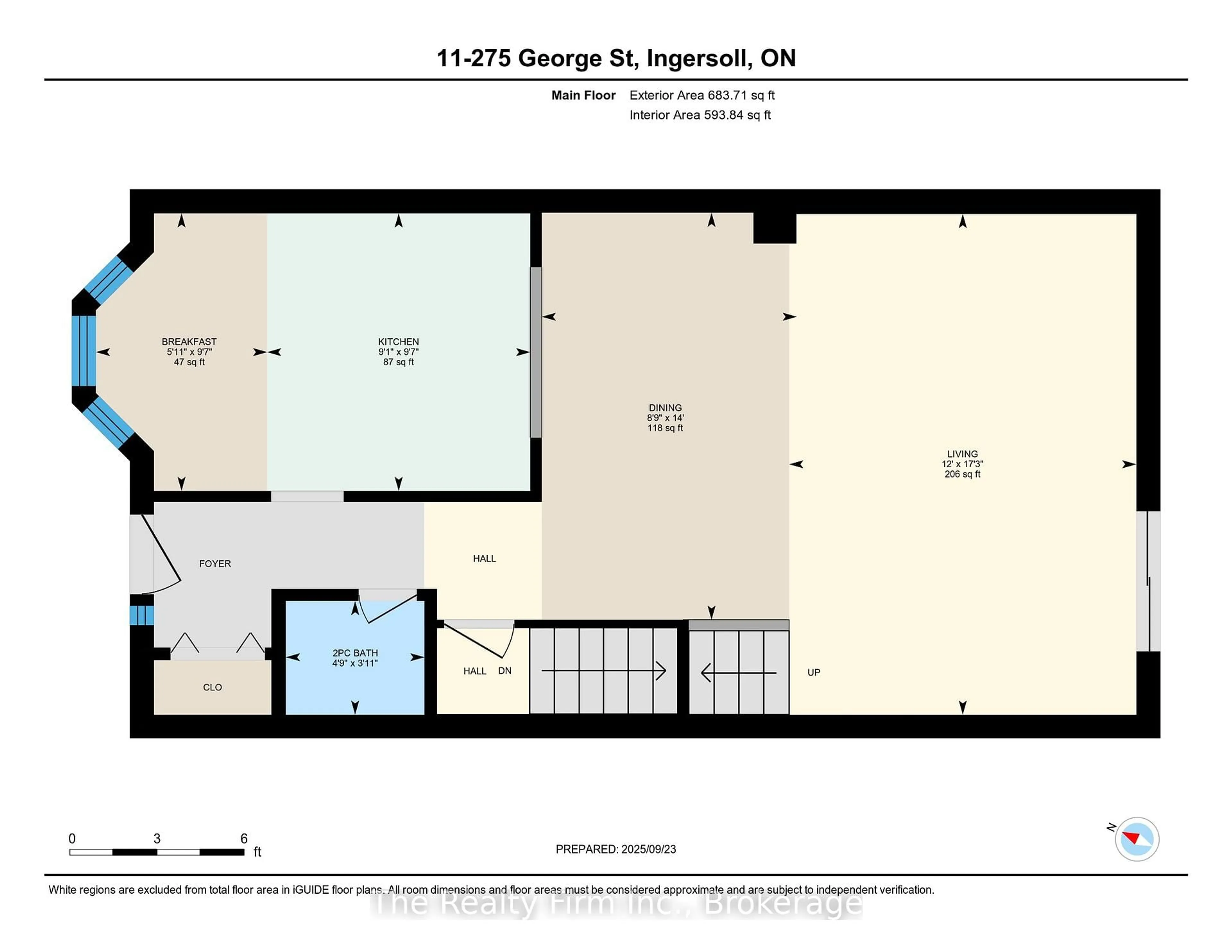 Floor plan for 275 George St #11, Ingersoll Ontario N5C 4A9