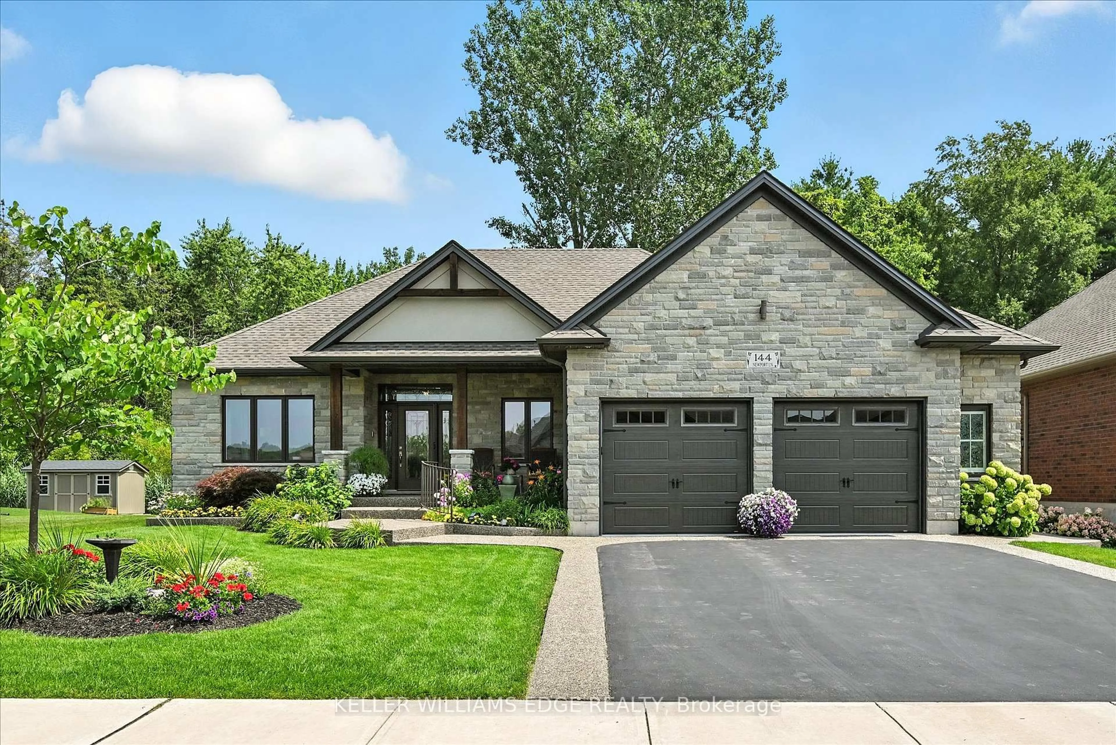 Home with brick exterior material, street for 144 Newport Lane, Norfolk Ontario N0A 1N7