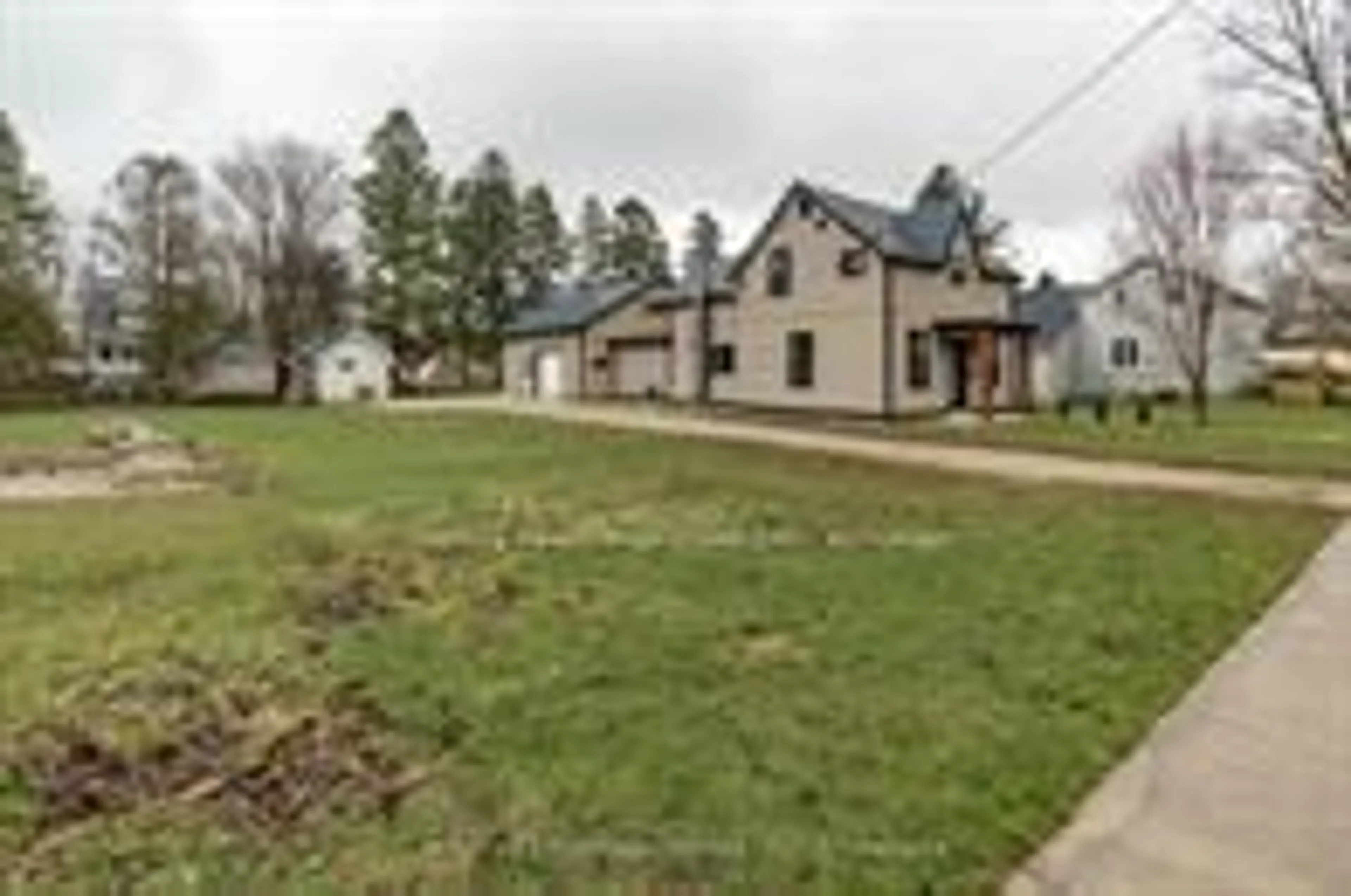 A pic from outside/outdoor area/front of a property/back of a property/a pic from drone, street for 45 Brownlee St, South Bruce Ontario N0G 2S0