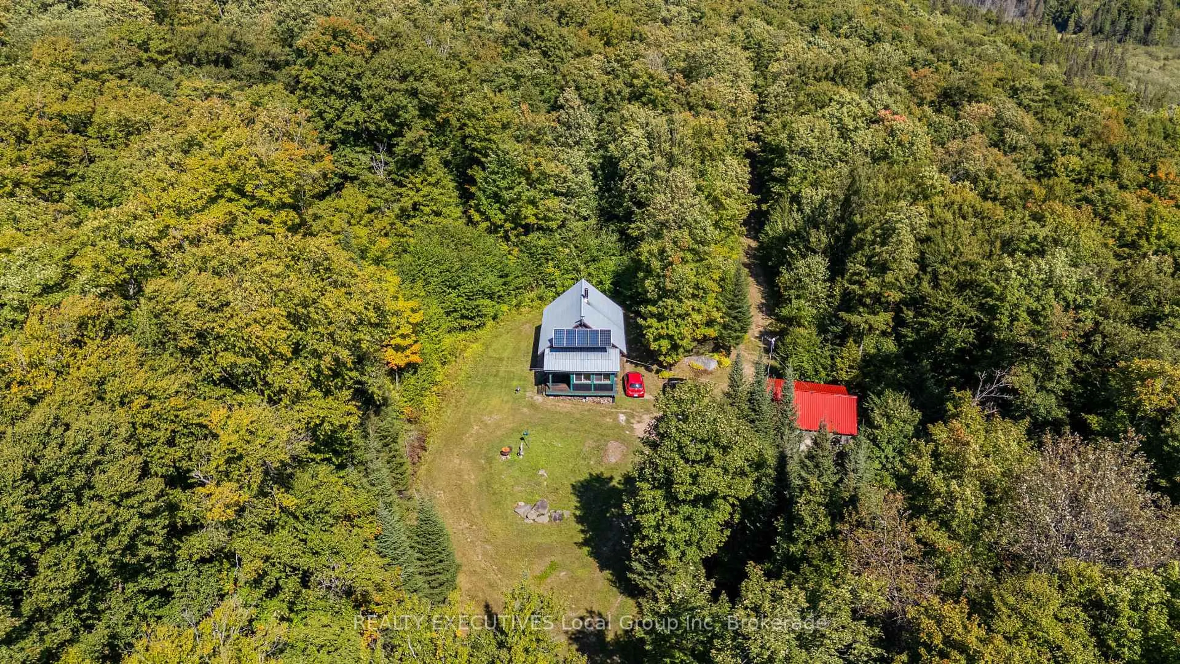 A pic from outside/outdoor area/front of a property/back of a property/a pic from drone, unknown for 876 Granite Hill Rd, Nipissing Ontario P0H 1W0