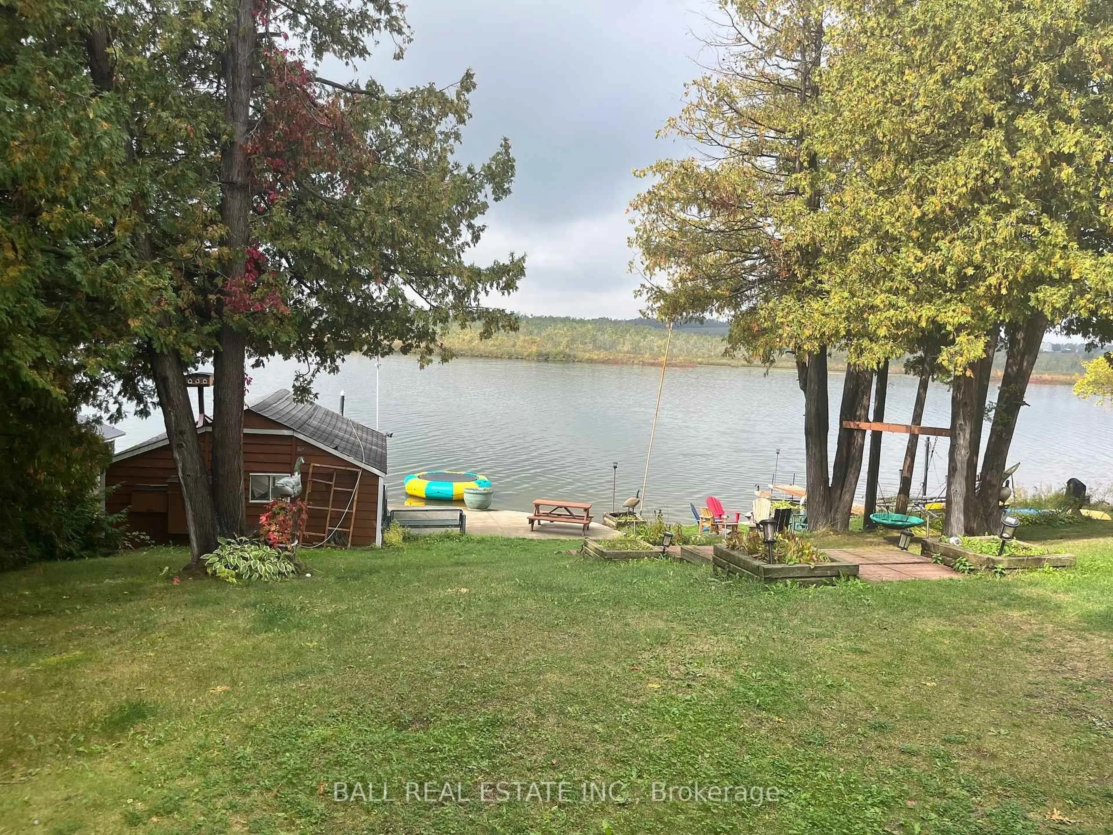 A pic from outside/outdoor area/front of a property/back of a property/a pic from drone, water/lake/river/ocean view for 275 Muskie Mile Lane, Trent Hills Ontario K0L 1Z0