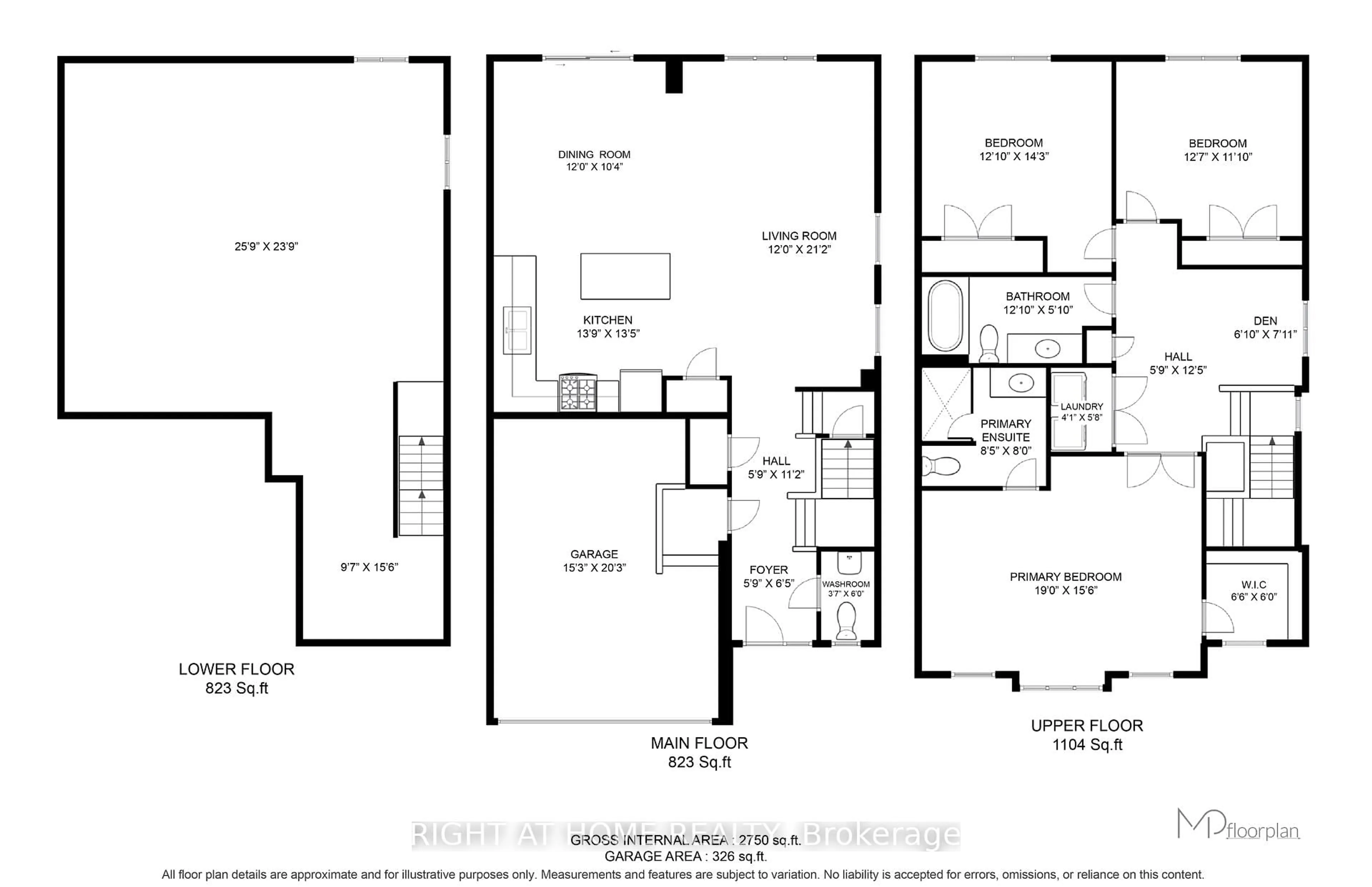 Floor plan for 1 Tom Brown Dr #23, Brant Ontario N3L 0H8