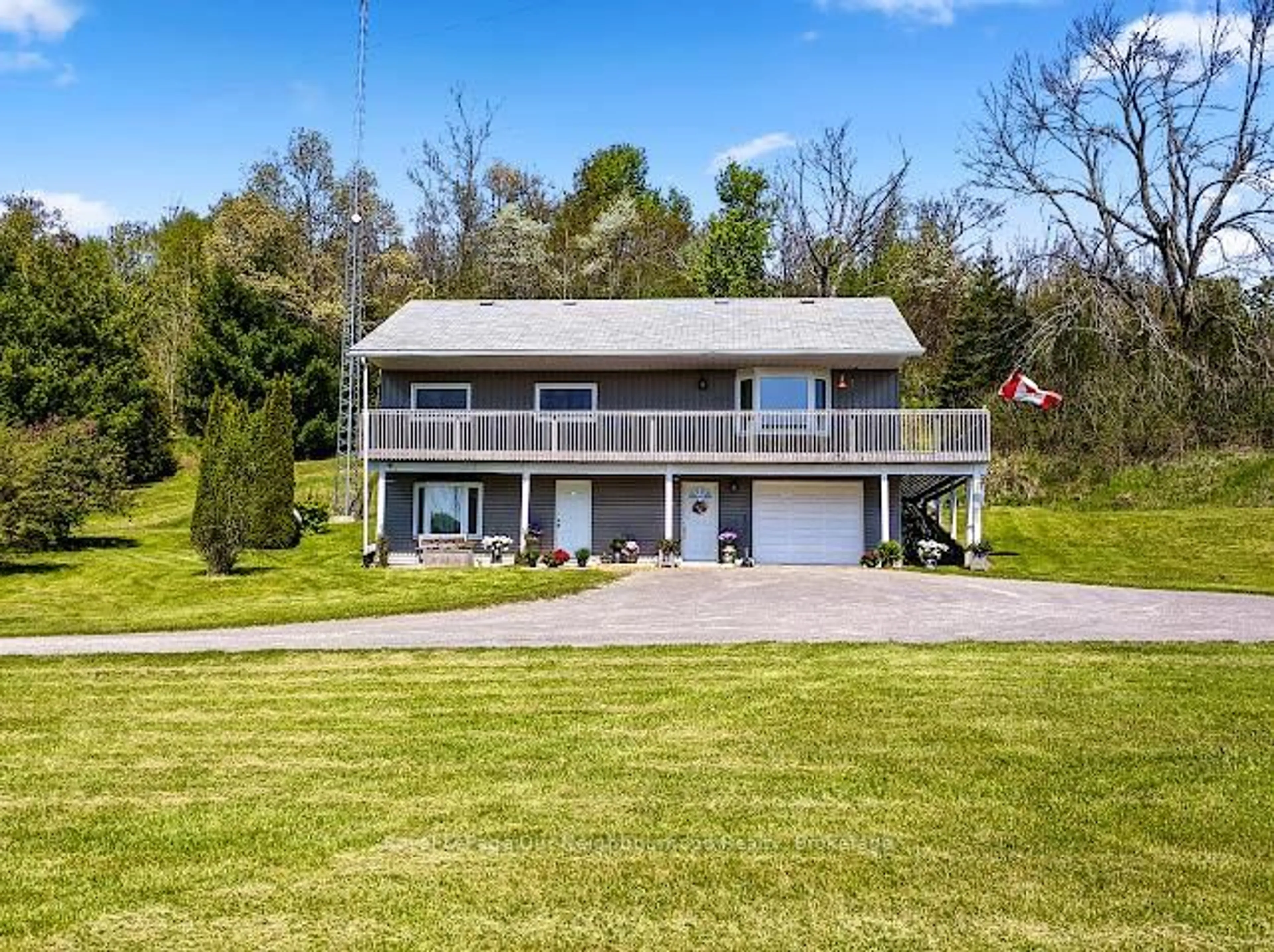 A pic from outside/outdoor area/front of a property/back of a property/a pic from drone, water/lake/river/ocean view for 153 Ward Lane, Alnwick/Haldimand Ontario K0K 2G0