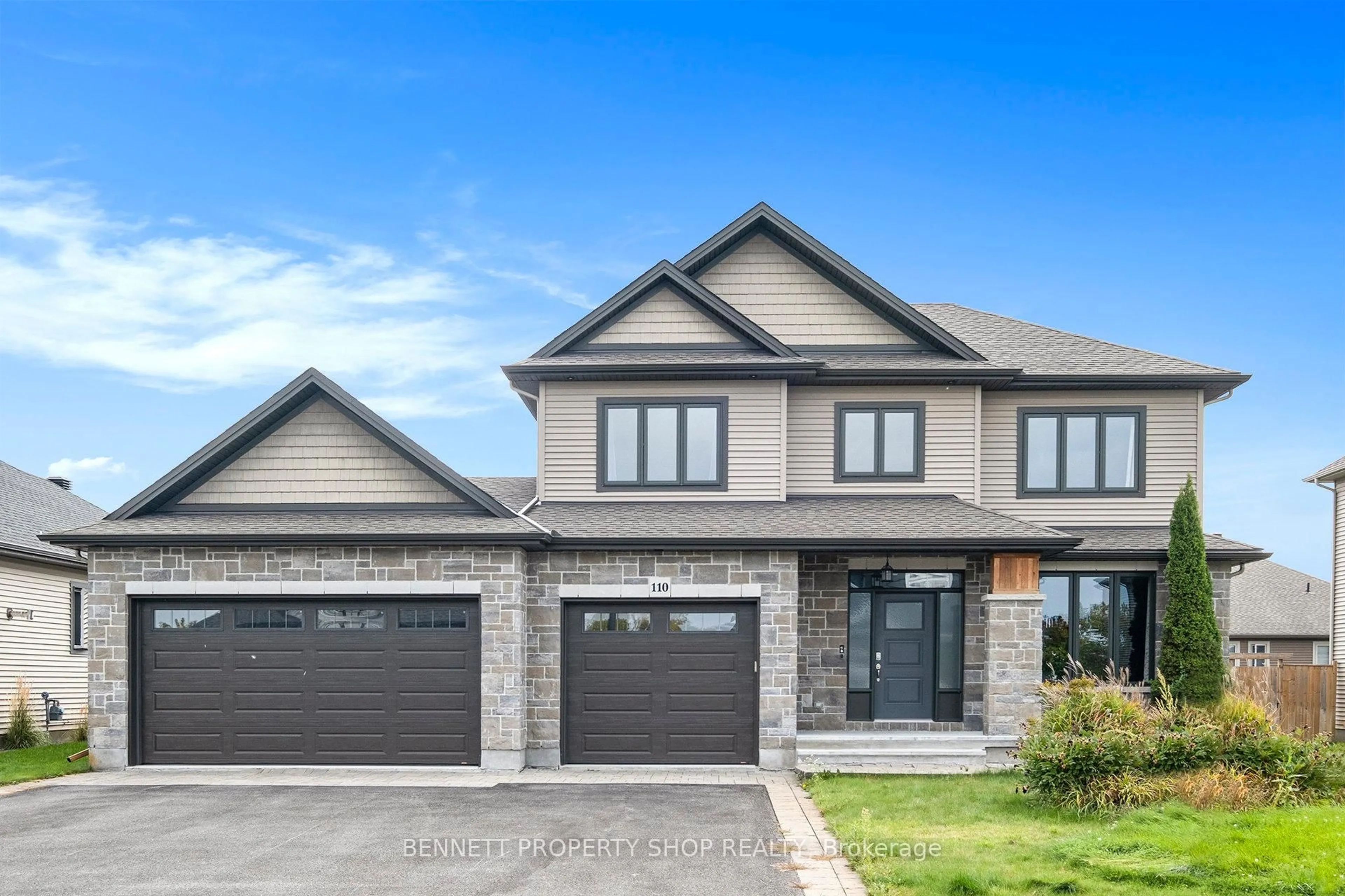 Home with brick exterior material, street for 110 Talos Circ, Richmond Ontario K0A 2Z0