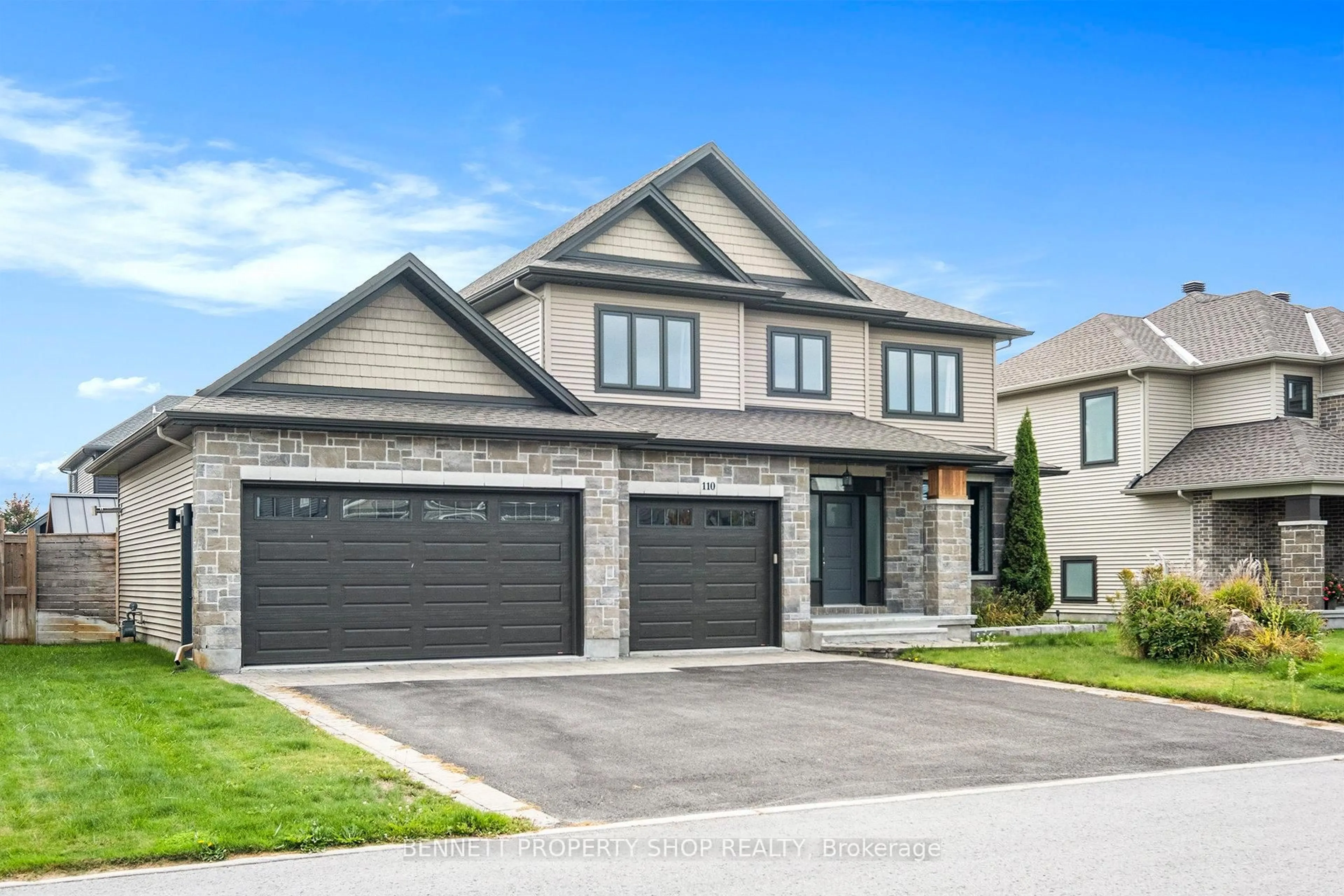 Home with brick exterior material, street for 110 Talos Circ, Richmond Ontario K0A 2Z0