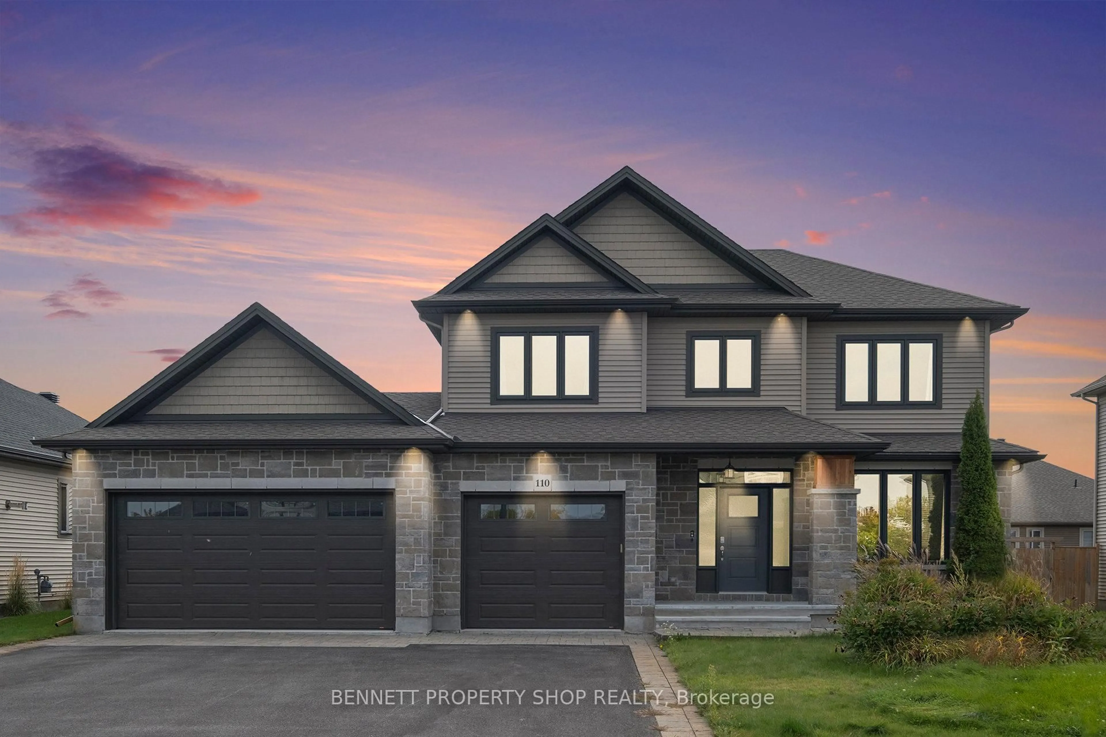 Home with brick exterior material, street for 110 Talos Circ, Richmond Ontario K0A 2Z0