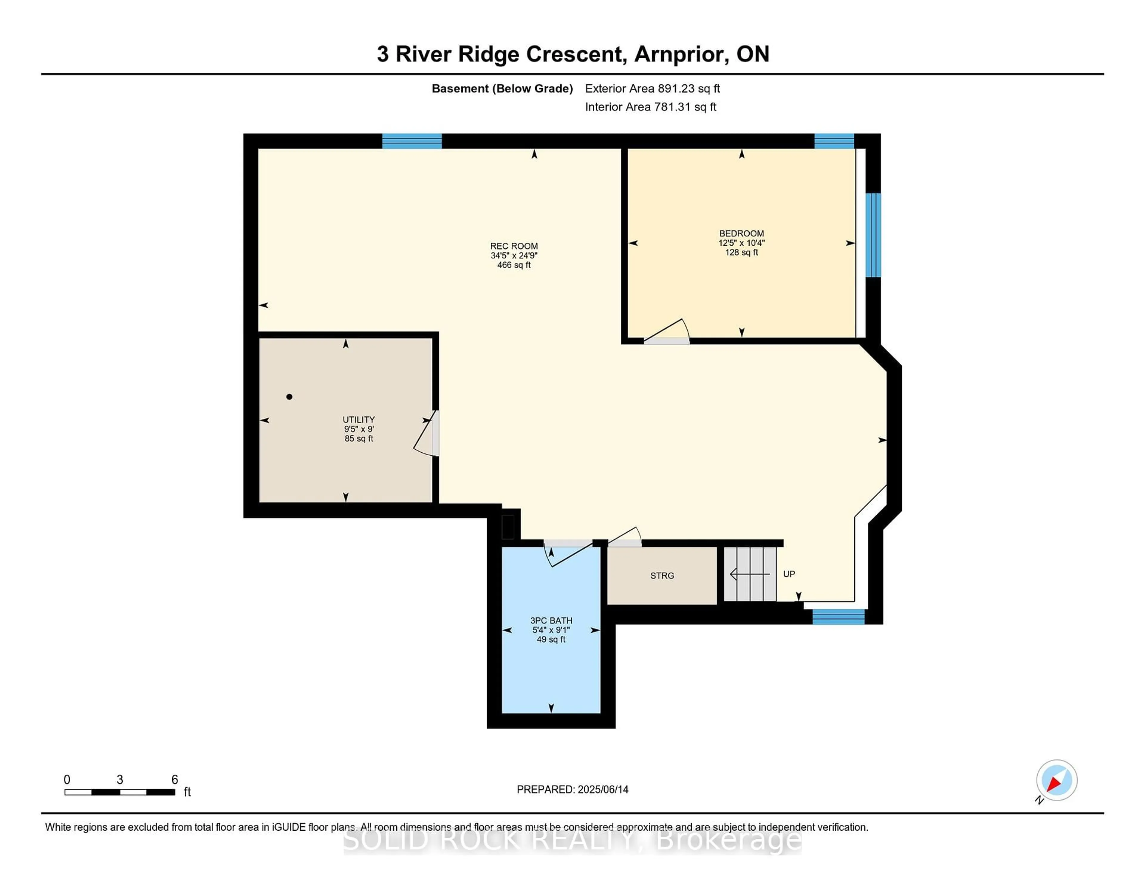 Floor plan for 3 River Ridge Cres, Arnprior Ontario K7S 3W1