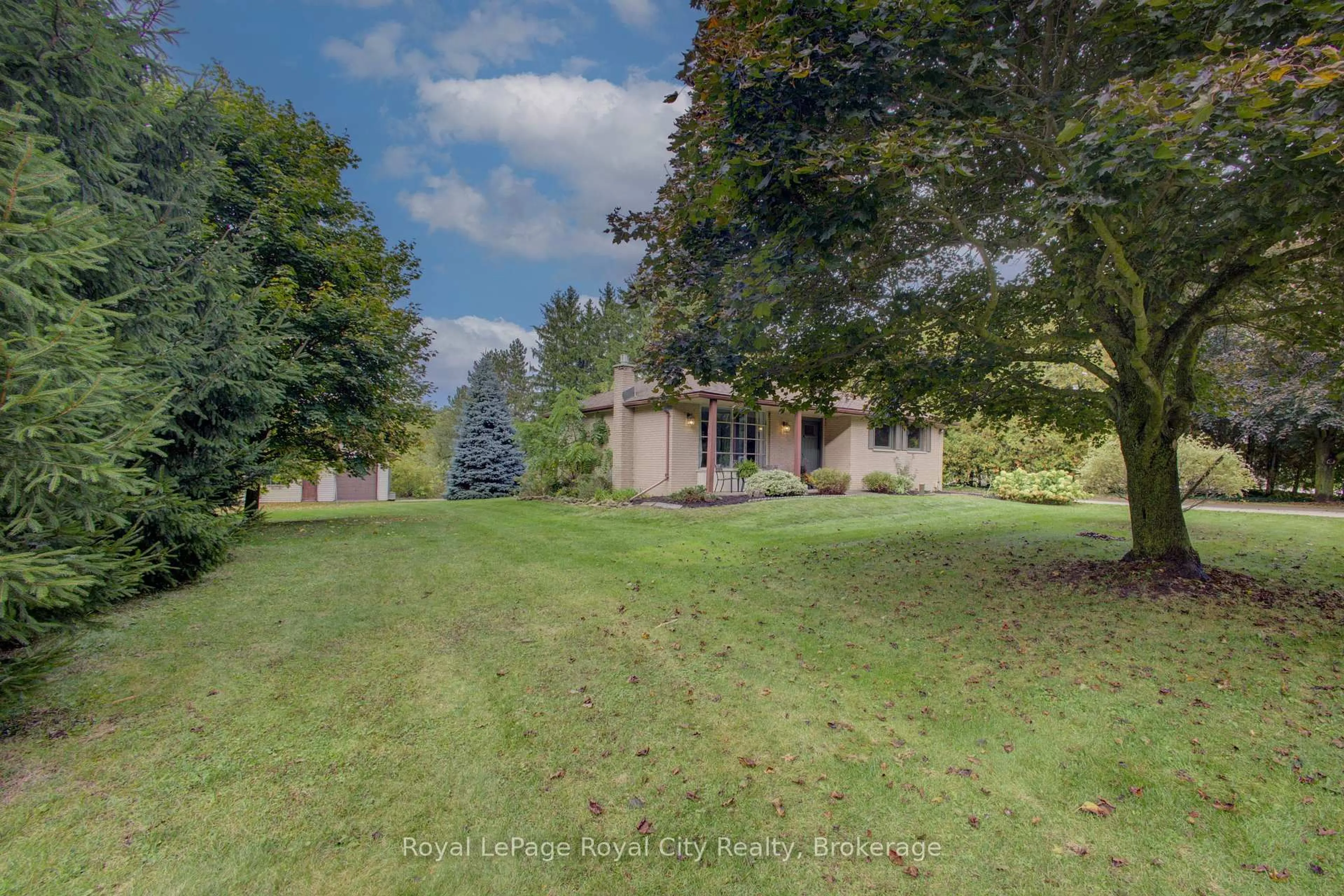 A pic from outside/outdoor area/front of a property/back of a property/a pic from drone, unknown for 330 South River Rd, Centre Wellington Ontario N0B 1S0