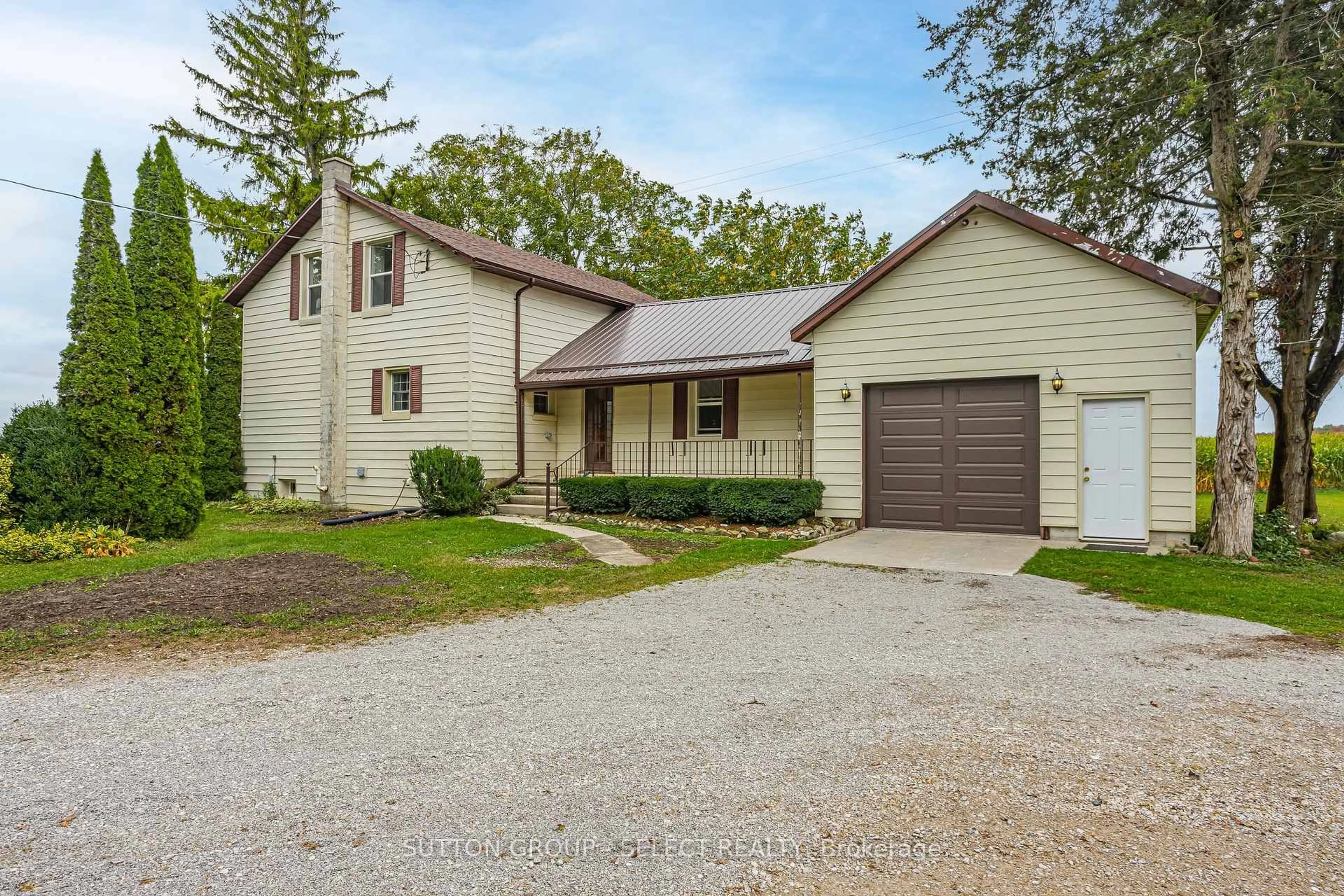 A pic from outside/outdoor area/front of a property/back of a property/a pic from drone, street for 71479 Babylon Line, Bluewater Ontario N0M 2T0