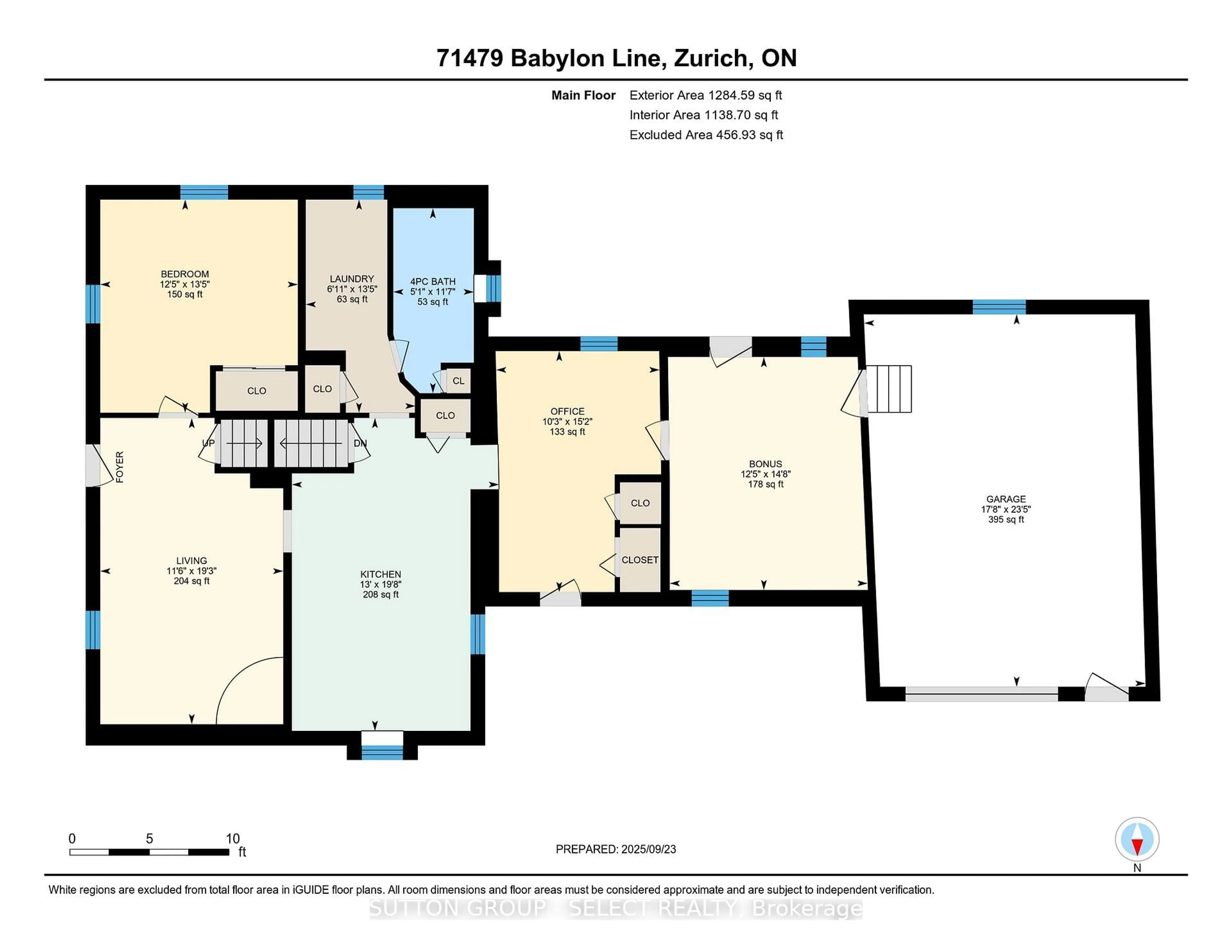 Floor plan for 71479 Babylon Line, Bluewater Ontario N0M 2T0