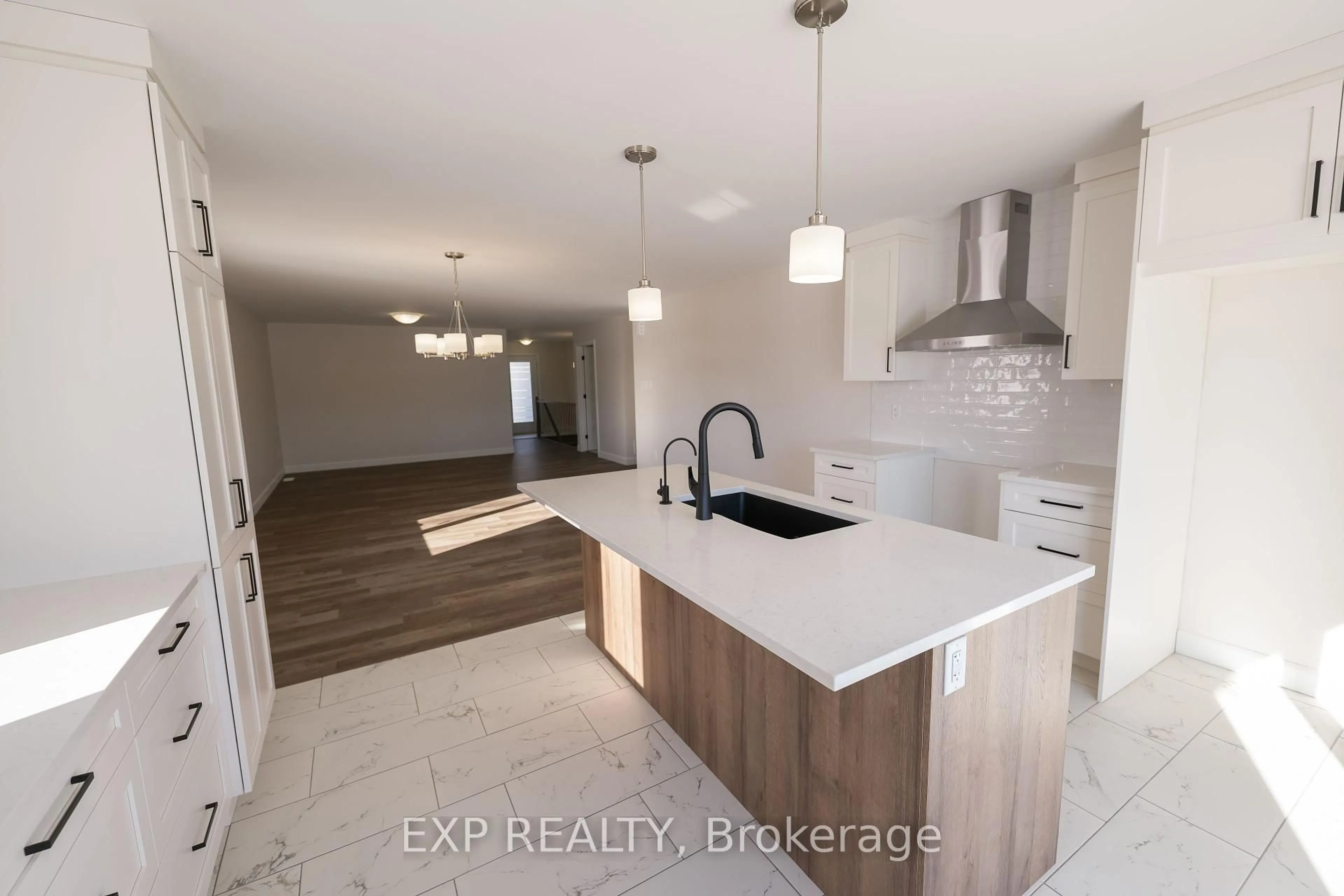 Open concept kitchen, ceramic/tile floor for Lot 4 Giroux St, The Nation Ontario K0A 2M0