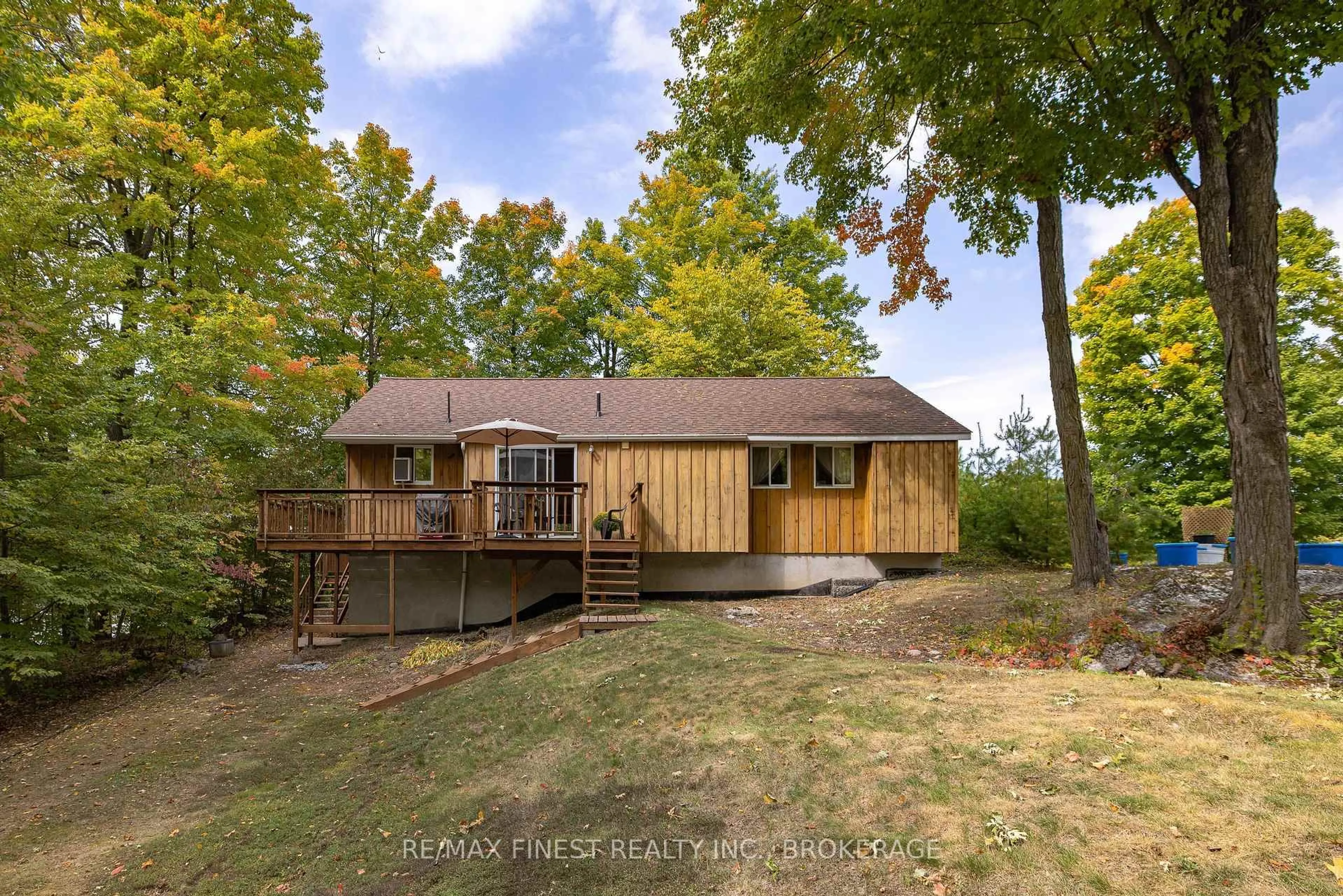 A pic from outside/outdoor area/front of a property/back of a property/a pic from drone, forest/trees view for 740C Thomas Rd, Rideau Lakes Ontario K9J 6X2