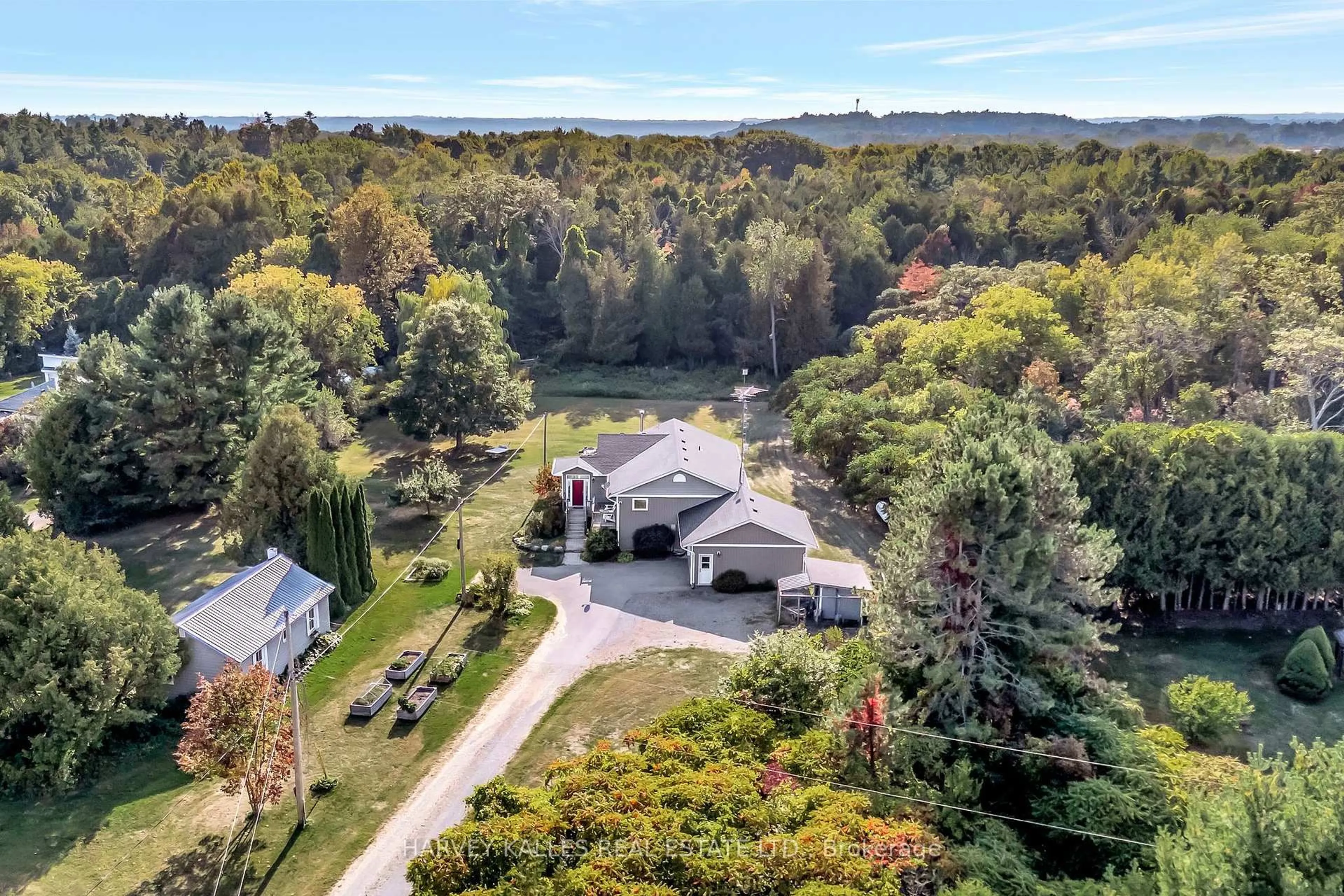 A pic from outside/outdoor area/front of a property/back of a property/a pic from drone, water/lake/river/ocean view for 351 Durham St, Cramahe Ontario K0K 1S0