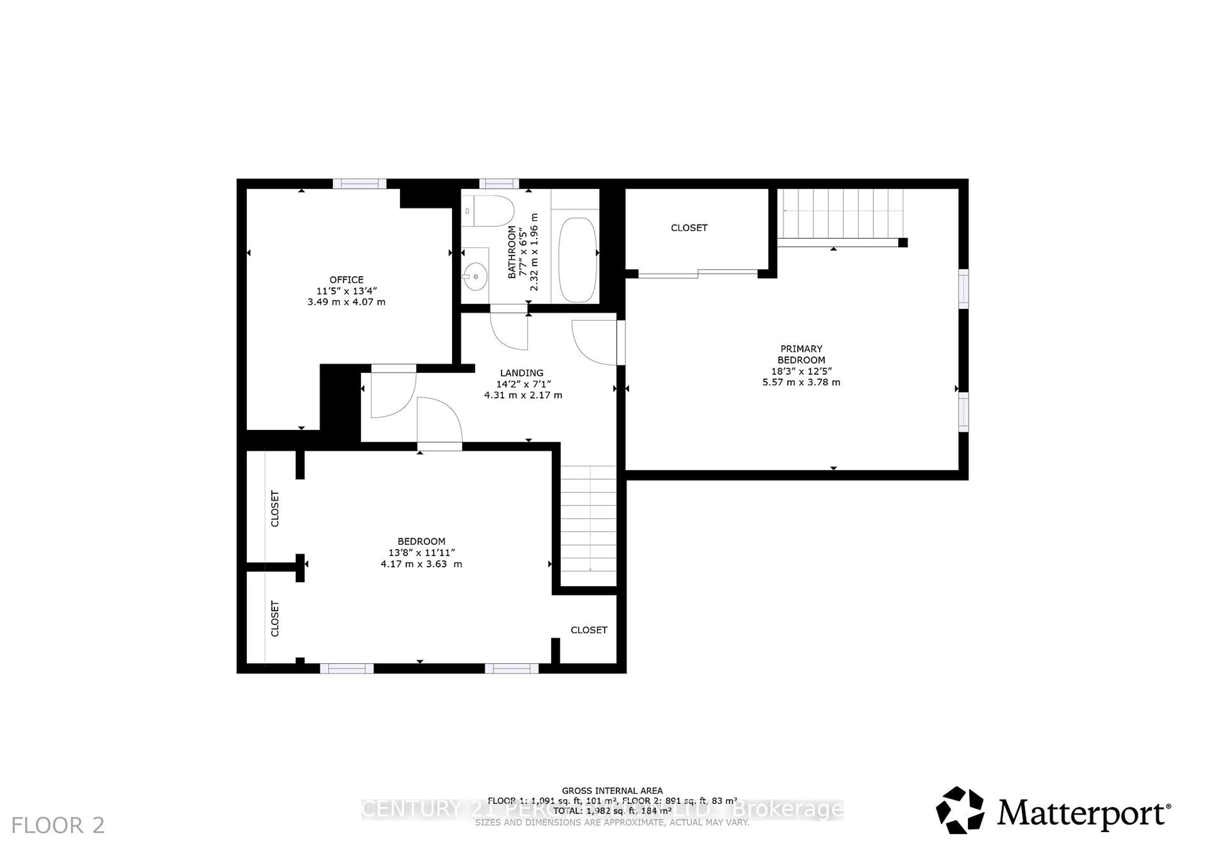 Floor plan for 52 Heber St, Quinte West Ontario K8V 1M9