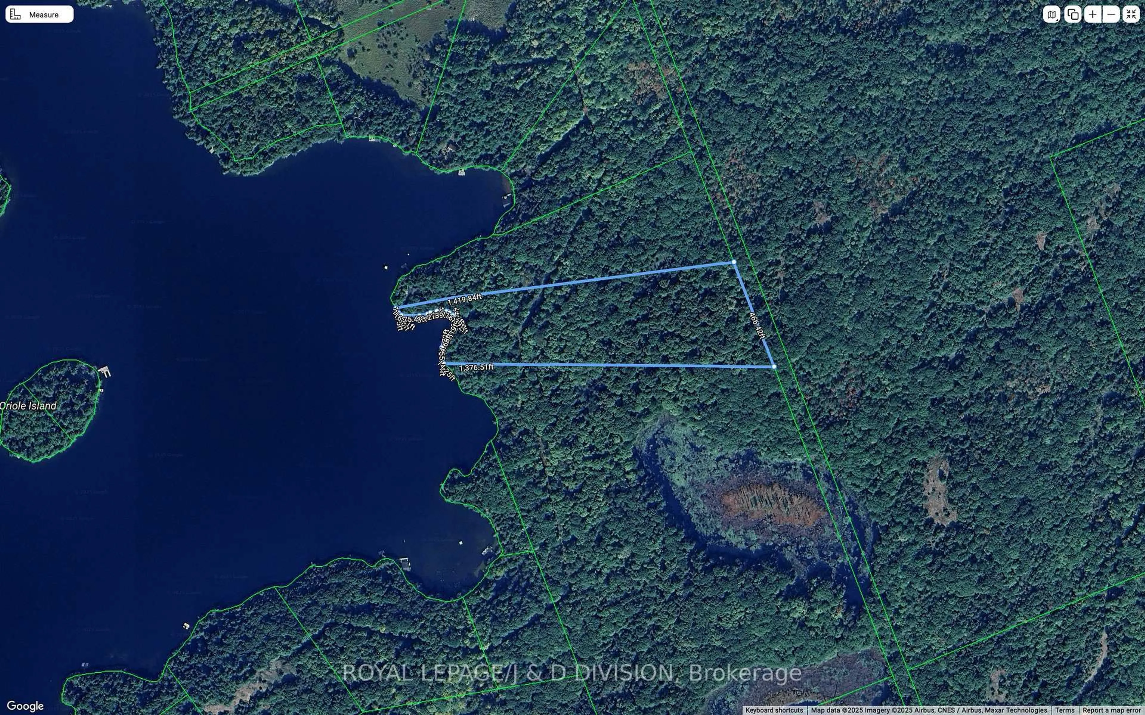 Picture of a map for 67 Blackstone Lake Water, The Archipelago Ontario P2A 2W8