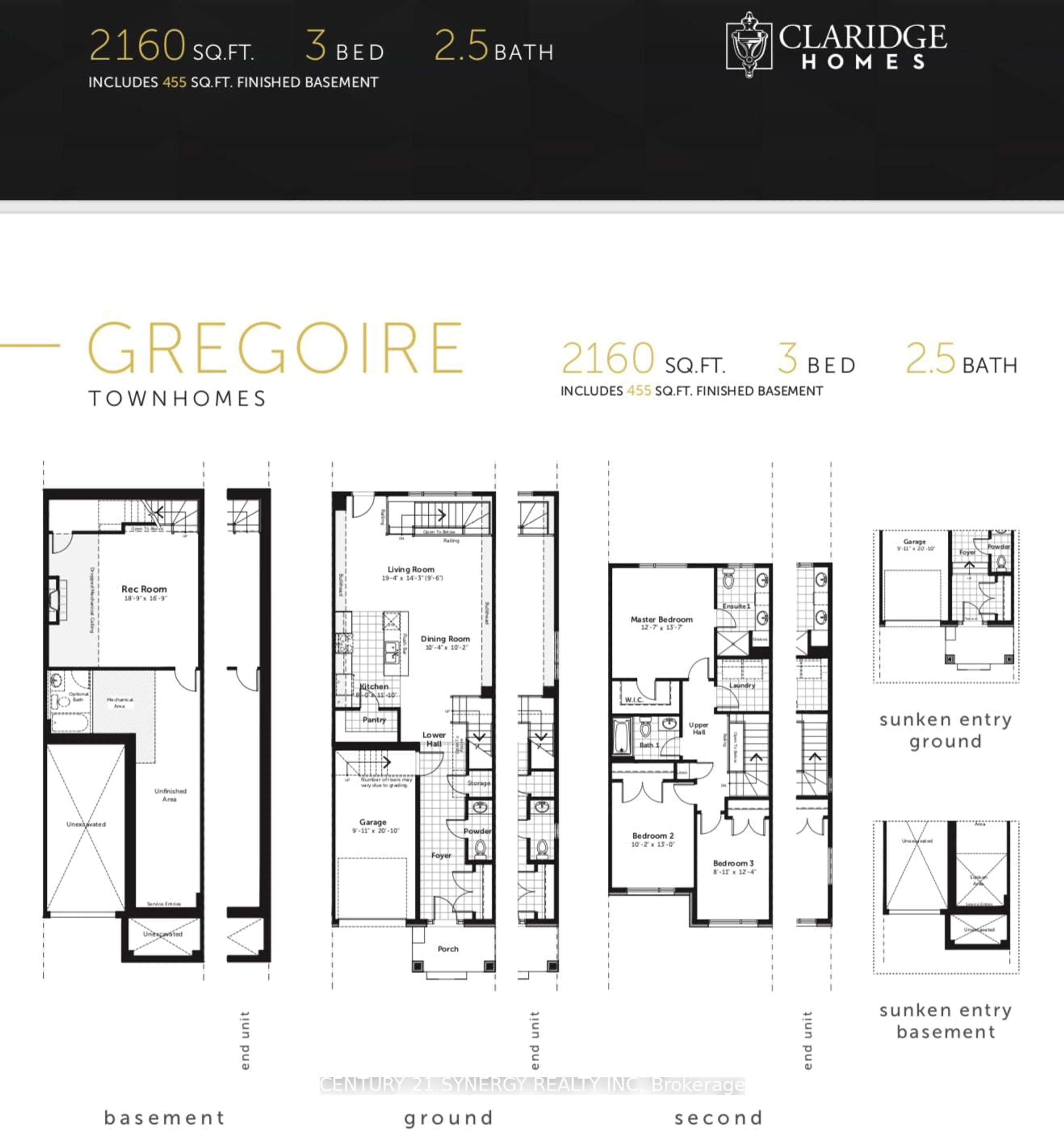 Floor plan for 254 Finsbury Ave, Ottawa Ontario K2S 2Y2