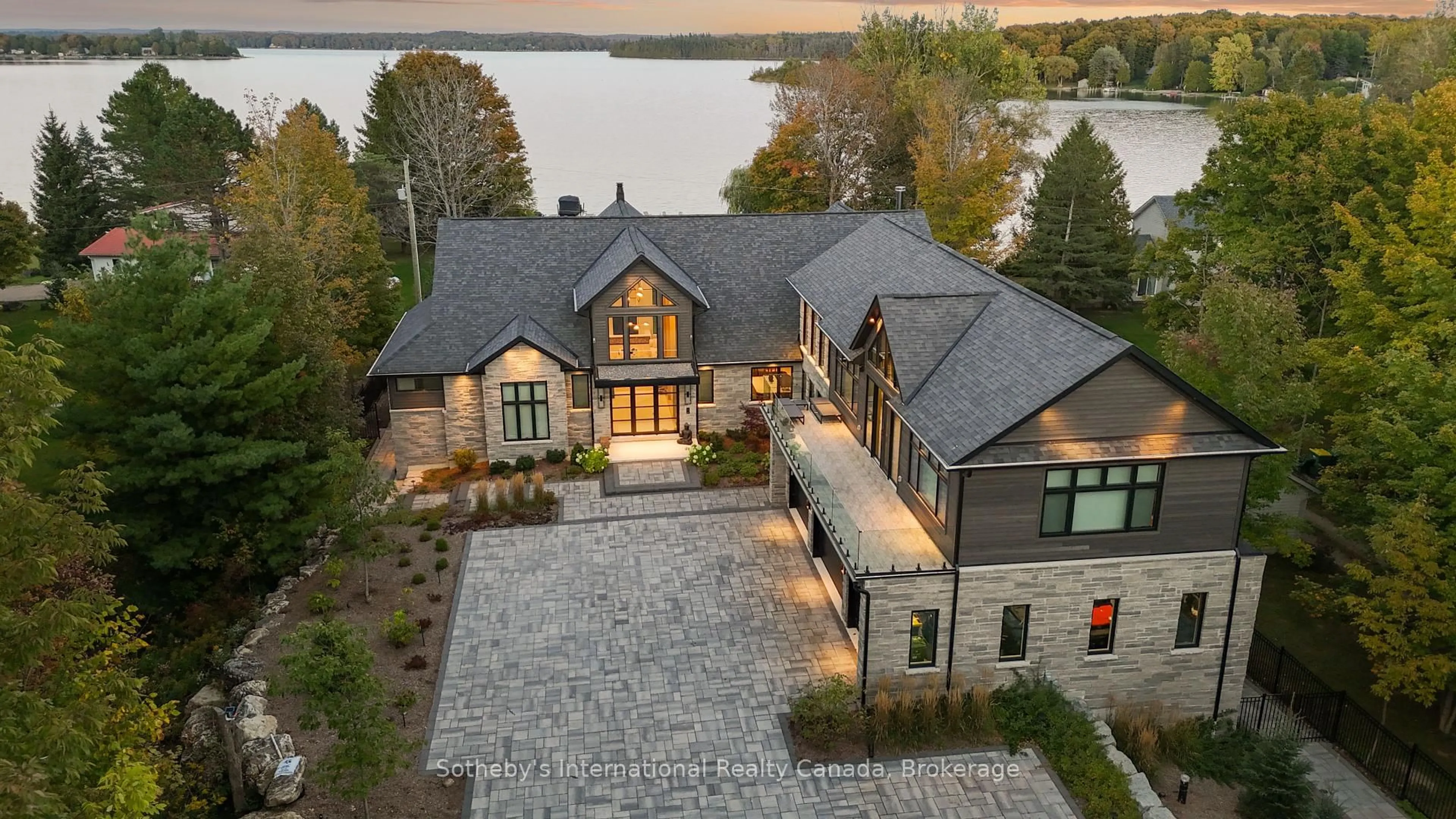 Home with brick exterior material, water/lake/river/ocean view for 194457 Grey 13 Rd, Grey Highlands Ontario N0C 1E0