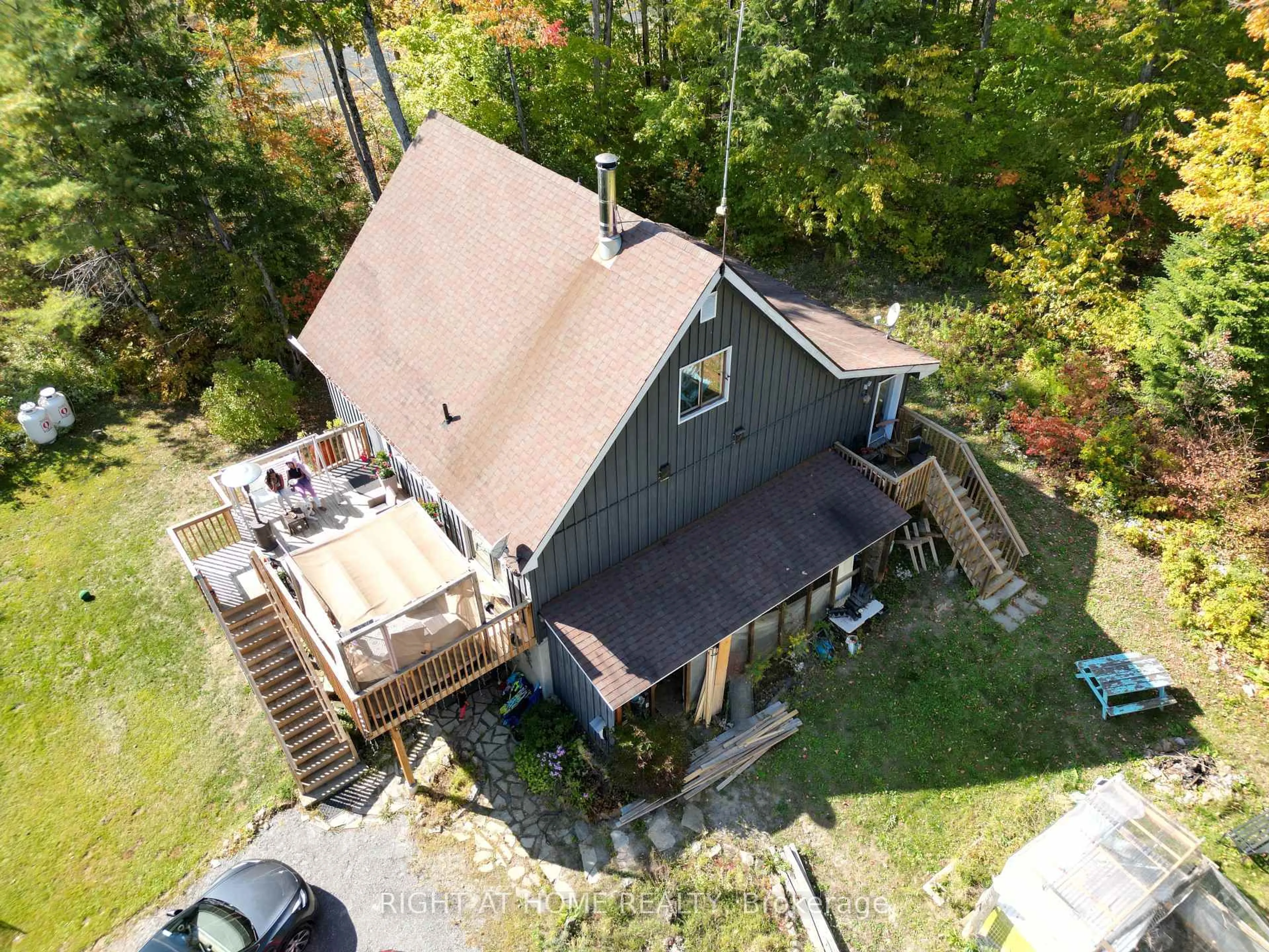 A pic from outside/outdoor area/front of a property/back of a property/a pic from drone, unknown for 761 JACK LAKE Rd, Havelock-Belmont-Methuen Ontario K0L 1A0