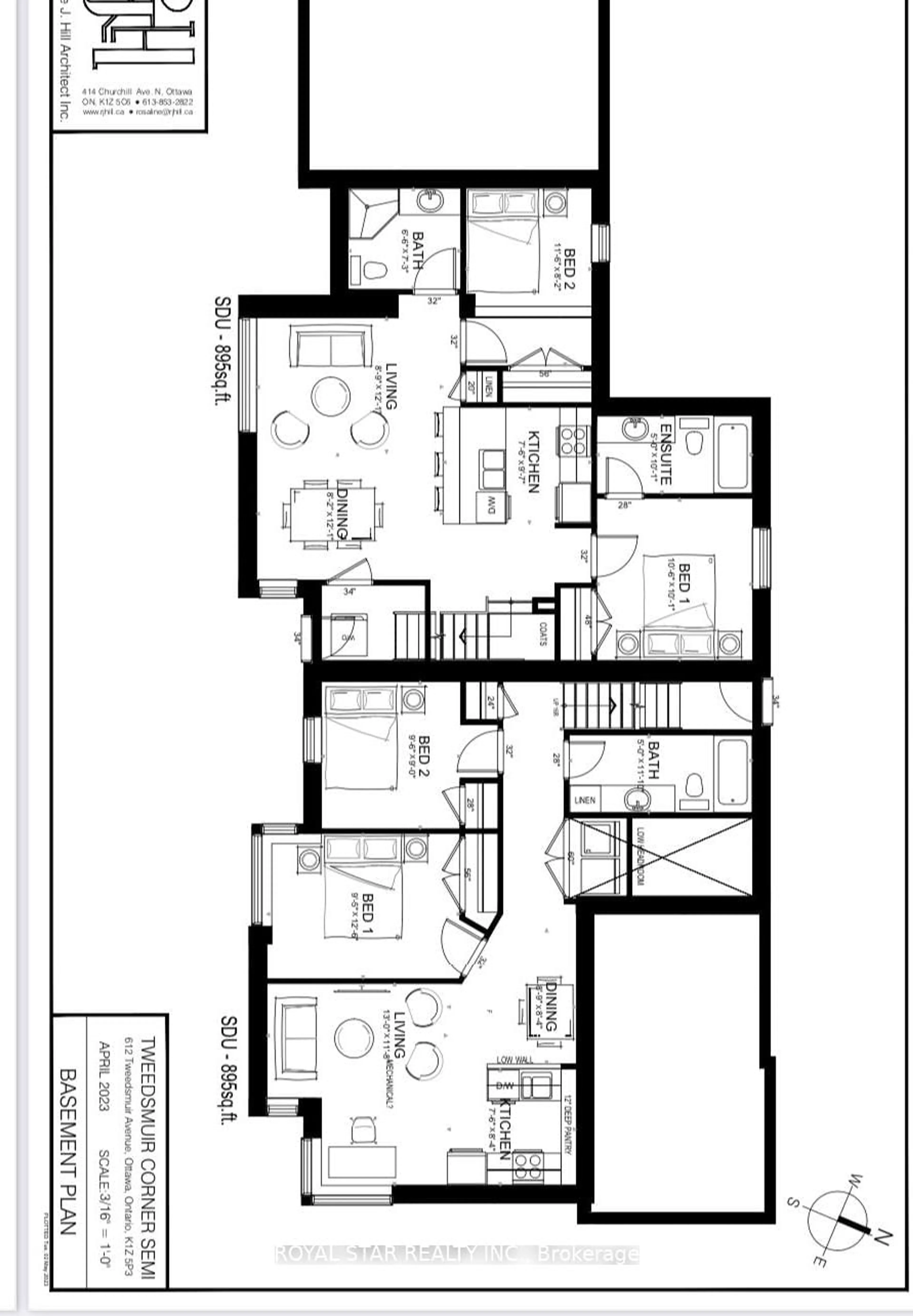 Floor plan for 253 duncairn Ave, Ottawa Ontario K1Z 5P3