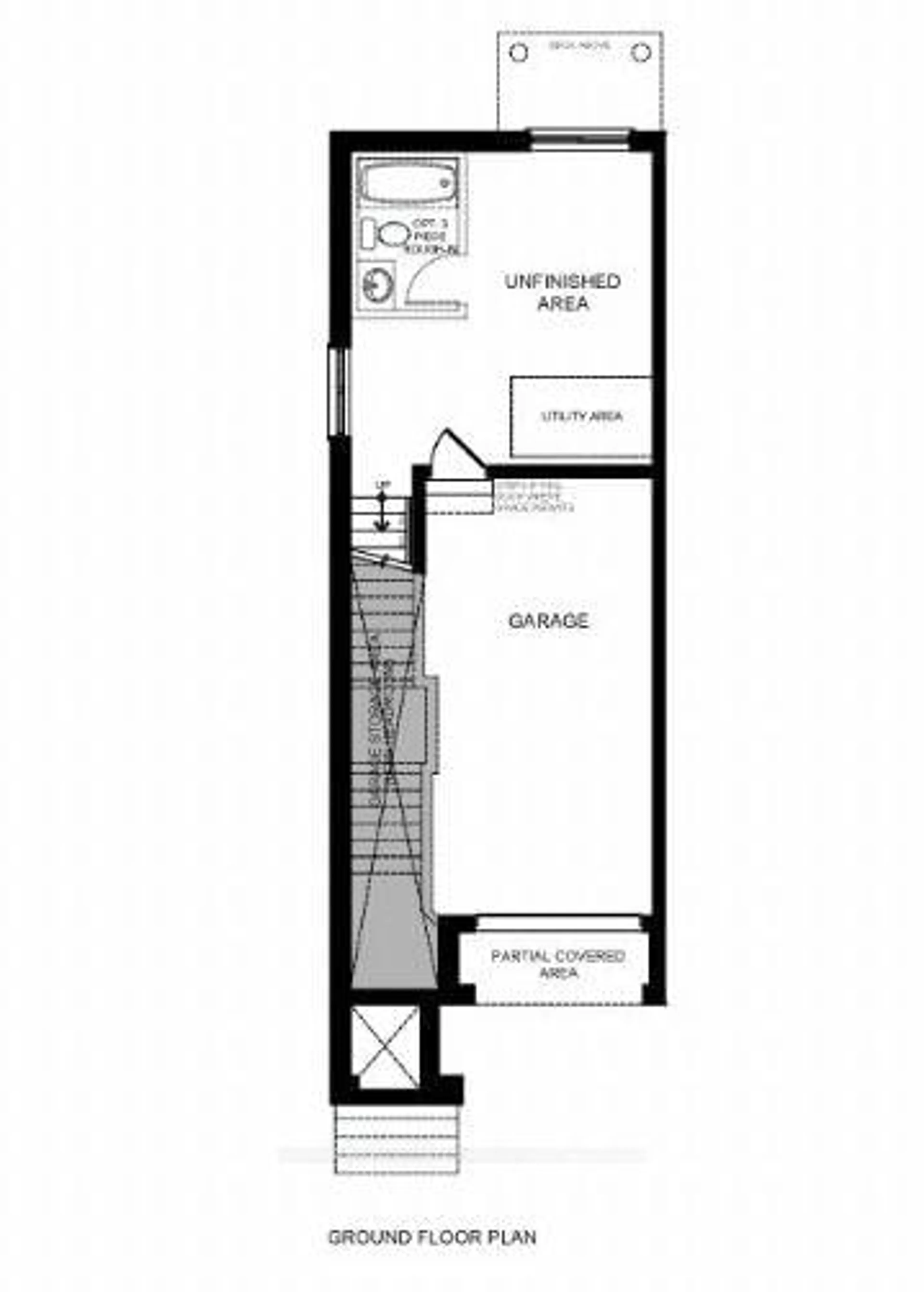 Floor plan for 313 Conklin Rd #55, Brantford Ontario N3T 5L5
