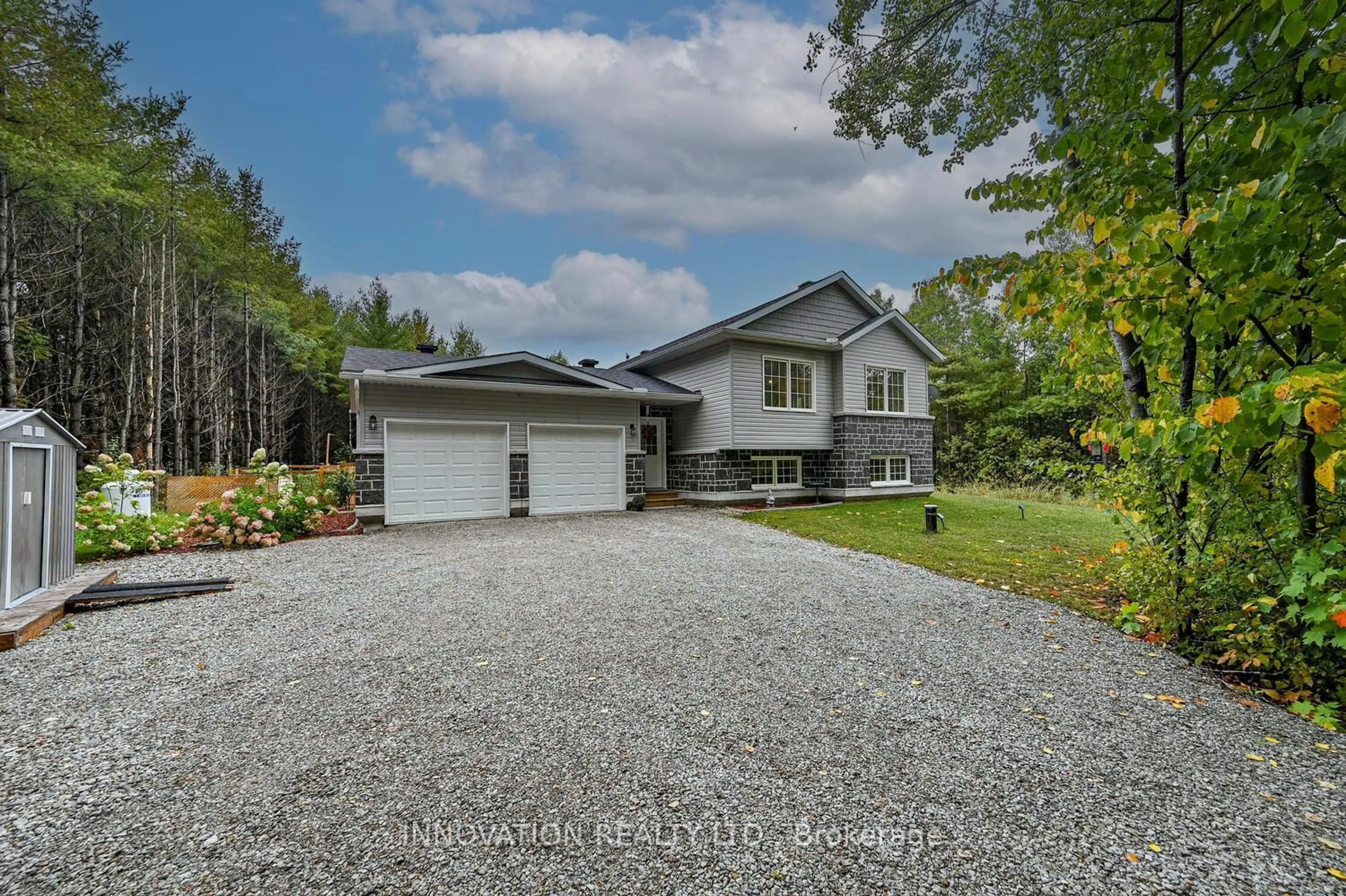 A pic from outside/outdoor area/front of a property/back of a property/a pic from drone, street for 1171 Nolans Rd, Smiths Falls Ontario K7A 4S6
