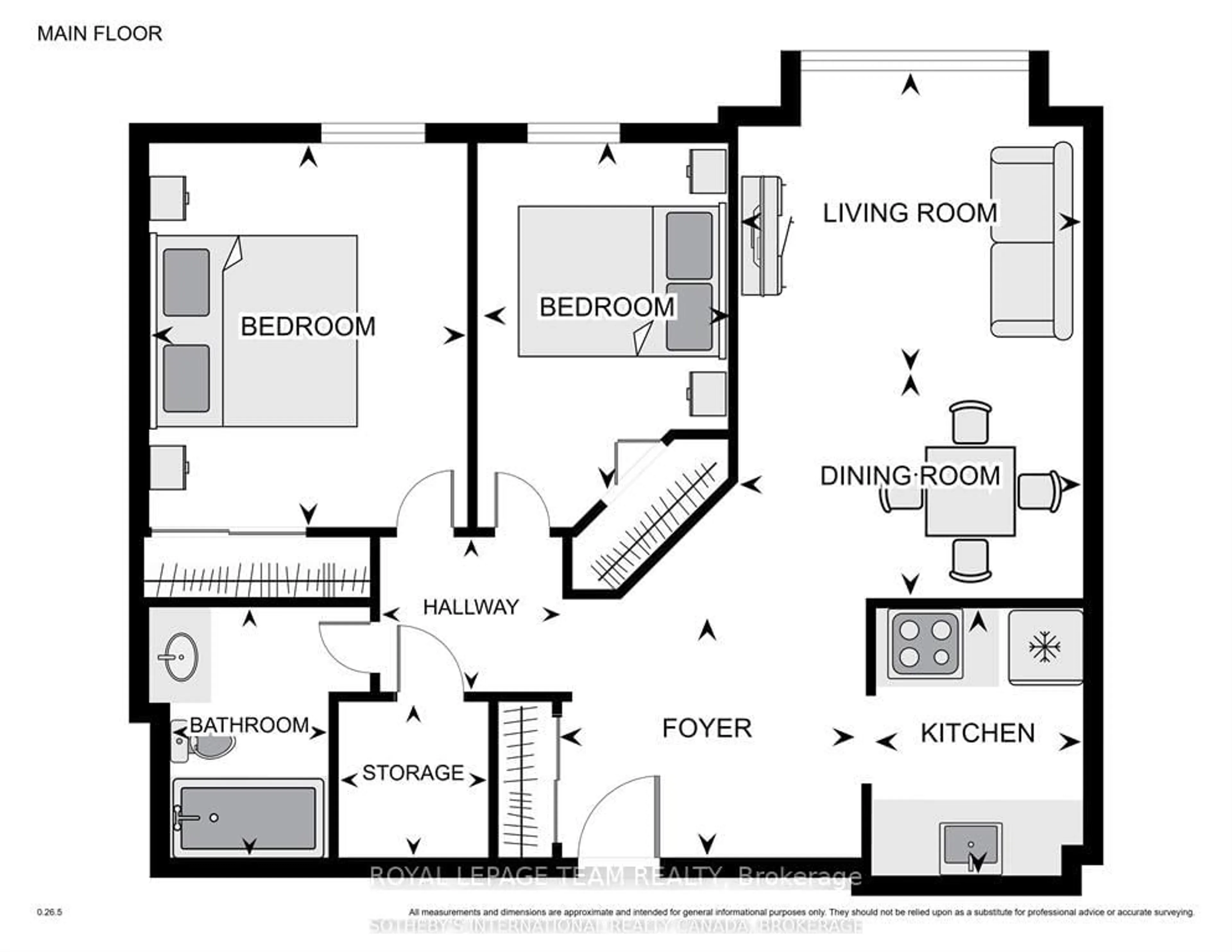 Floor plan for 810 Kyle Crt #304, Brockville Ontario K6V 6H6