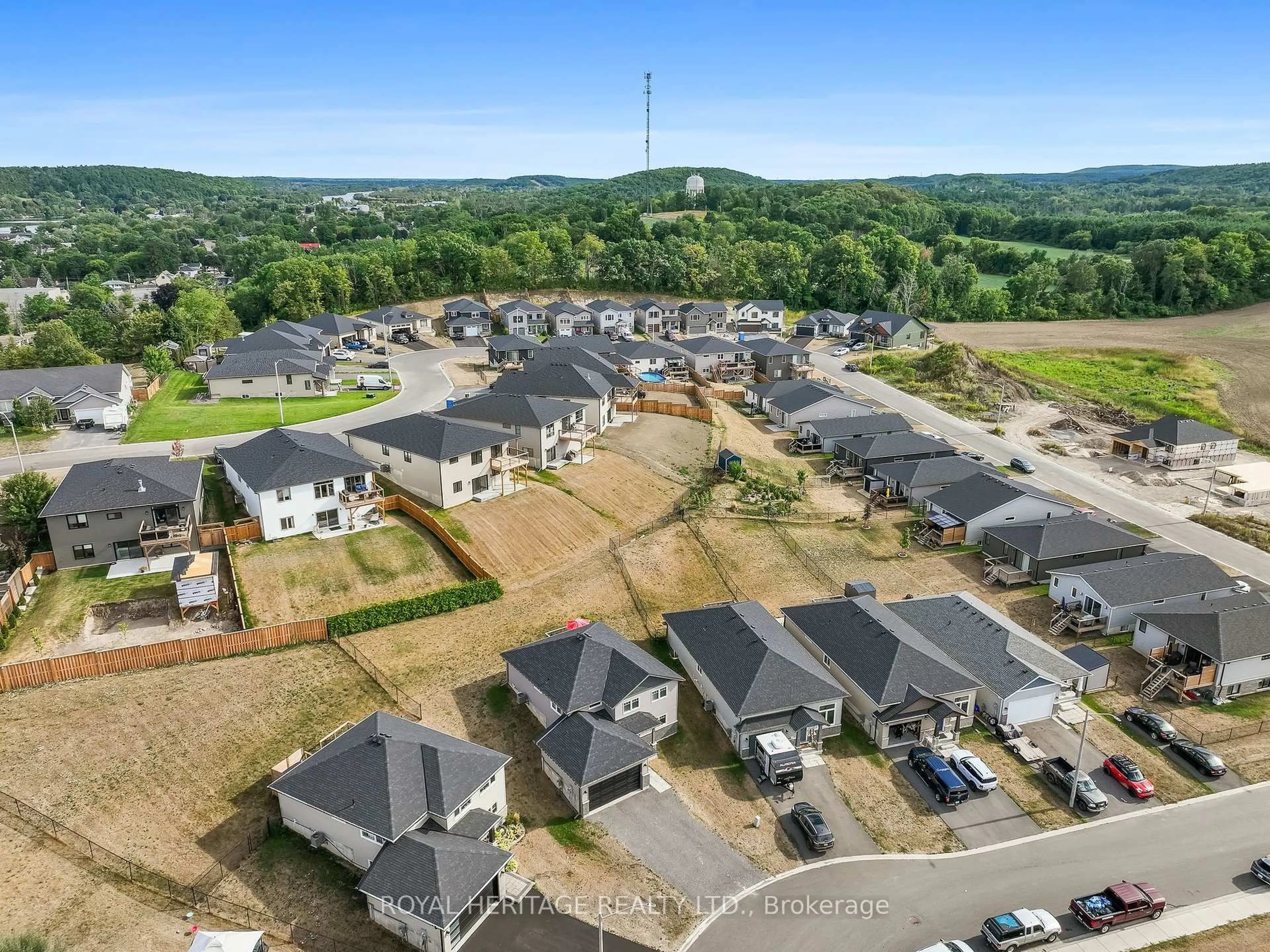 A pic from outside/outdoor area/front of a property/back of a property/a pic from drone, mountain view for 39 Caleb Cres, Hastings Ontario K0K 2C0