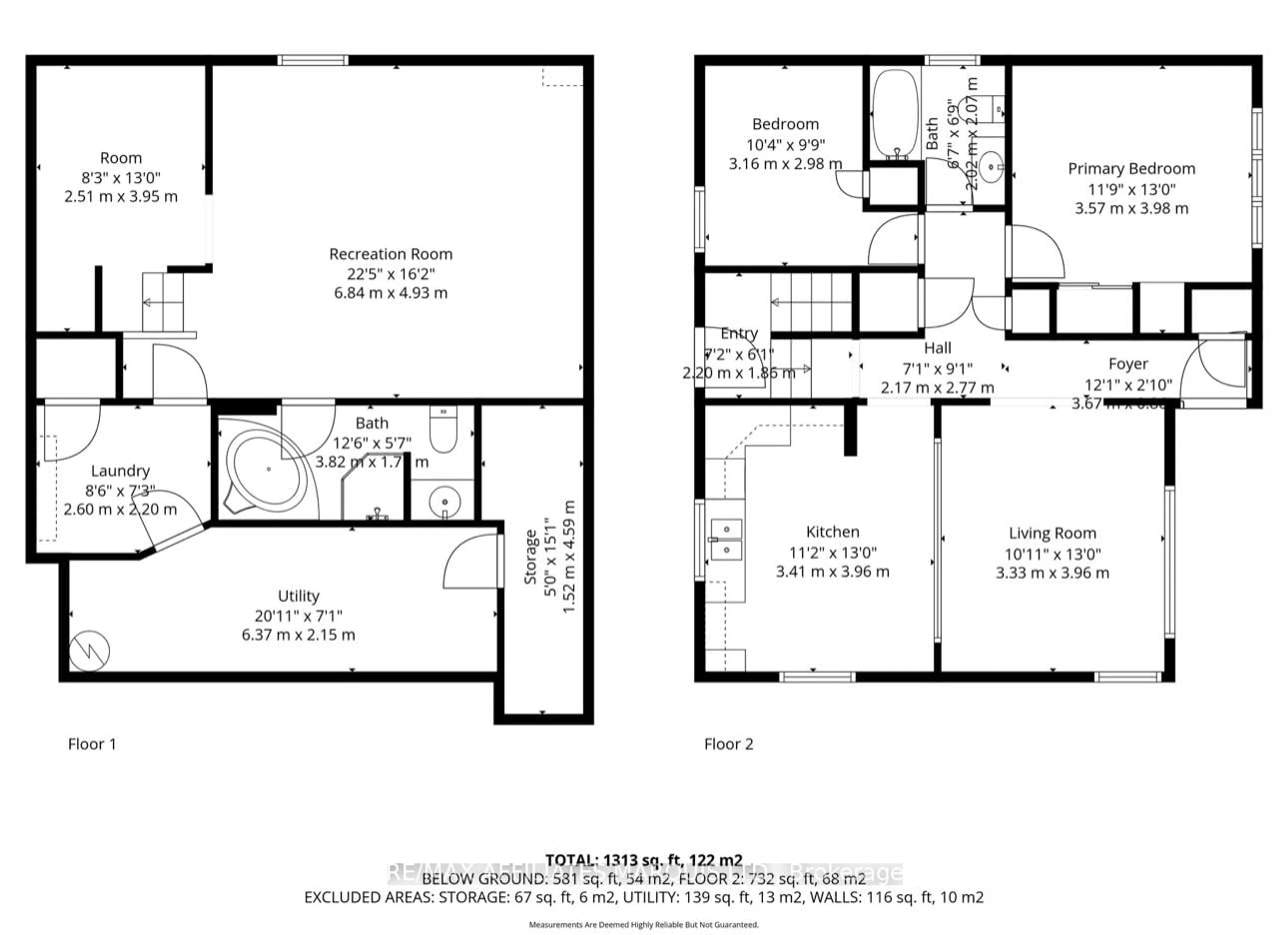 Floor plan for 104 Gardner Ave, Cornwall Ontario K6H 5H4