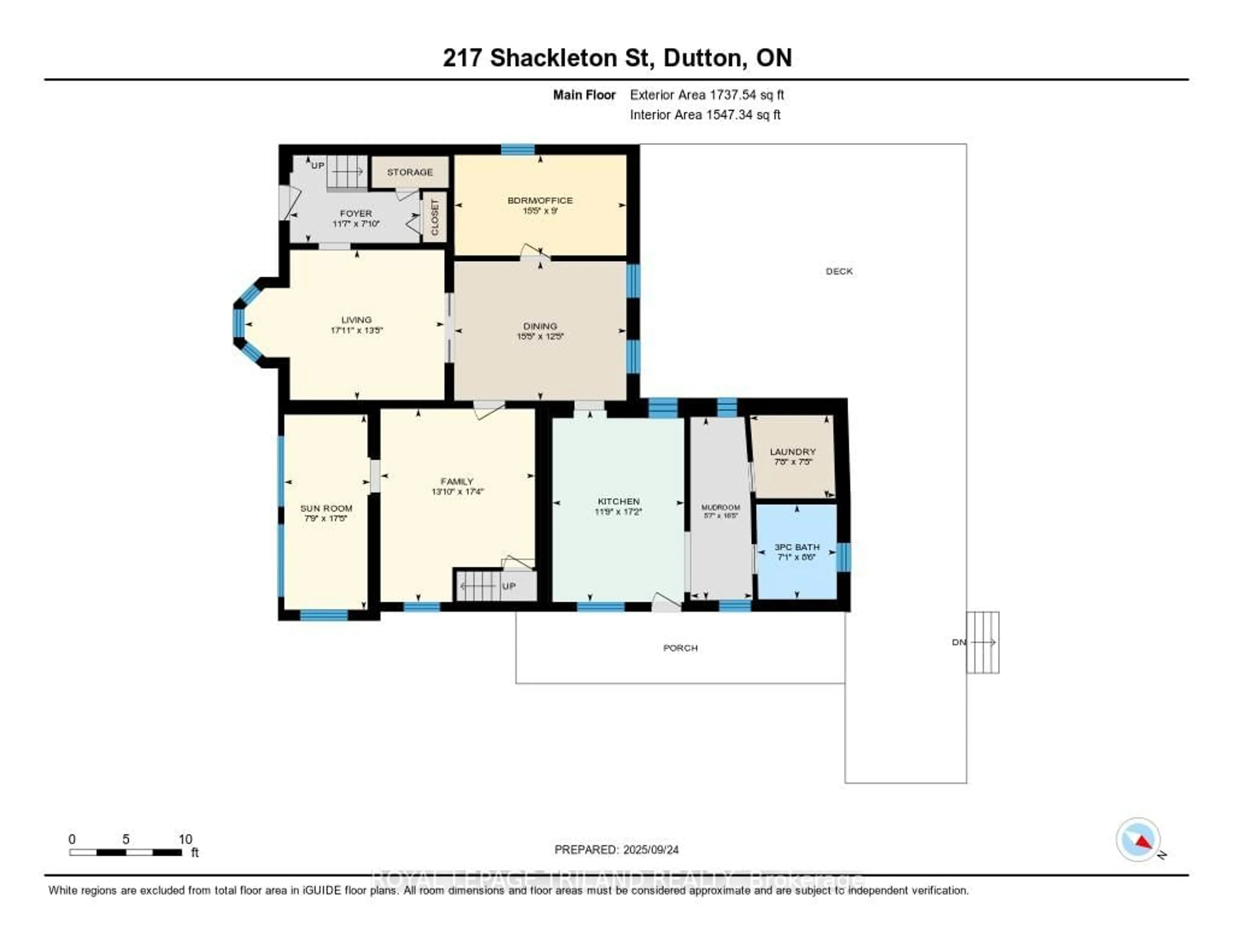 Floor plan for 217 Shackleton St, Dutton/Dunwich Ontario N0L 1J0