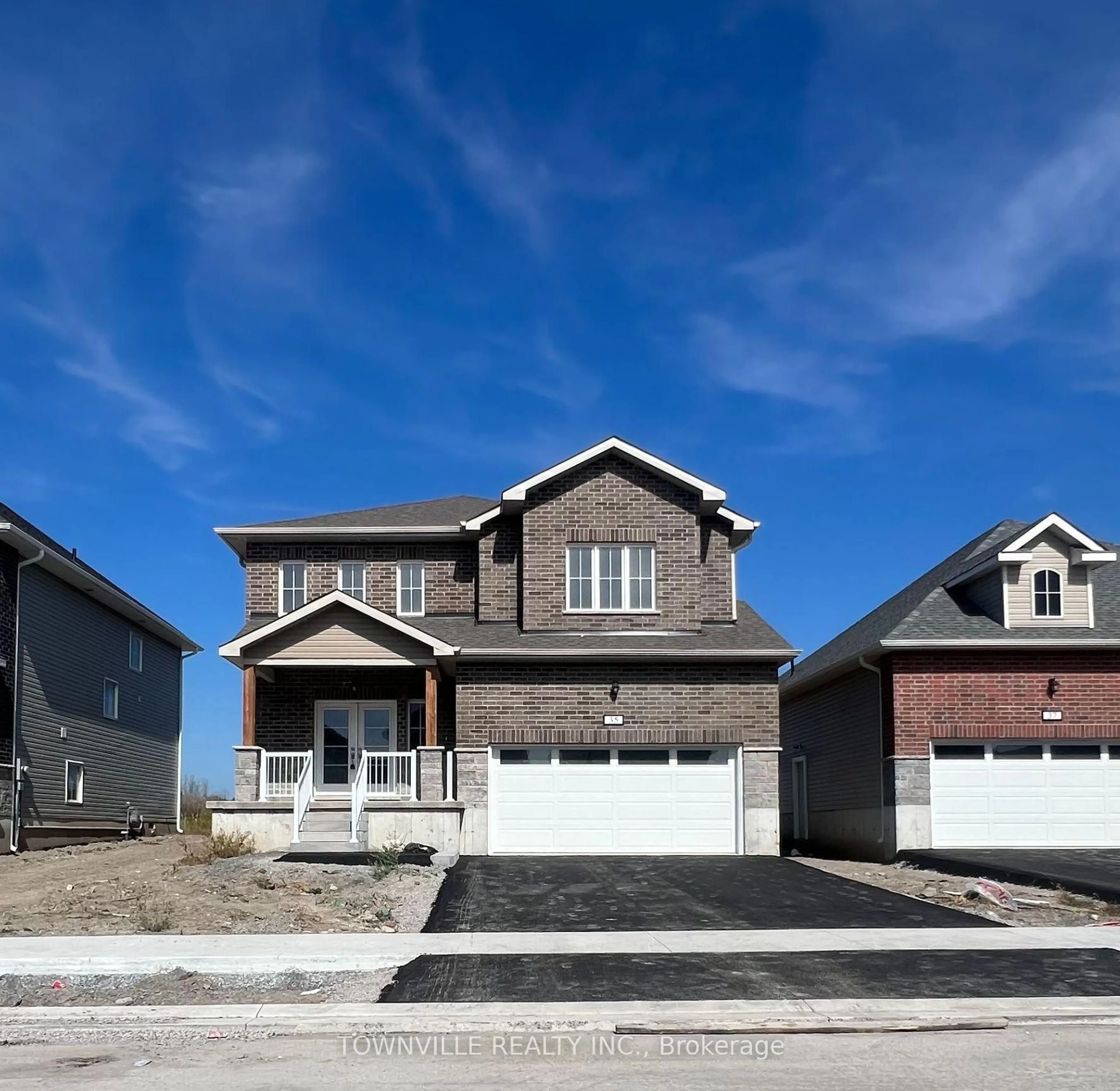 Home with brick exterior material, street for 35 Bradden Cres, Belleville Ontario K8N 0T8