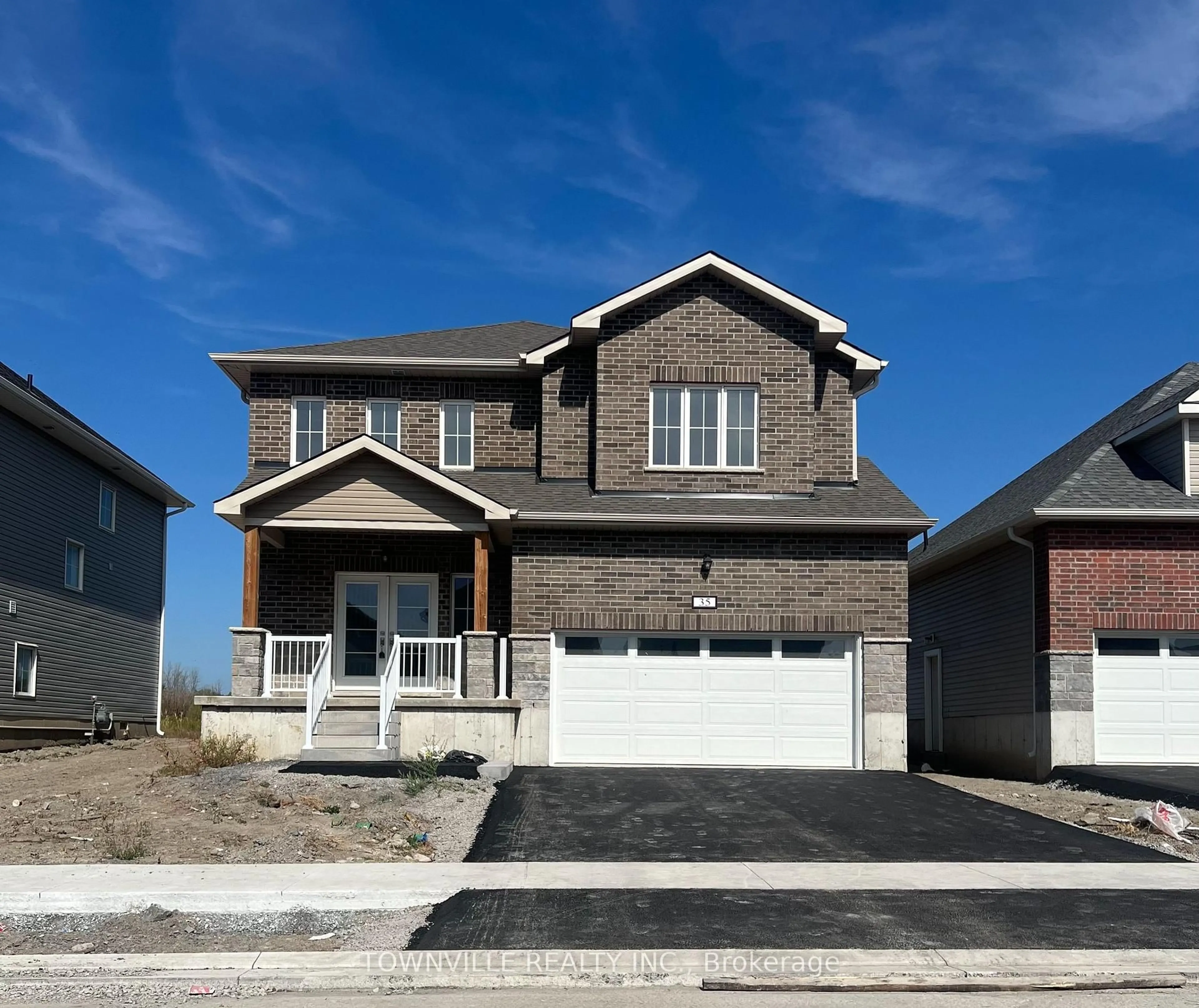 Home with brick exterior material, street for 35 Bradden Cres, Belleville Ontario K8N 0T8