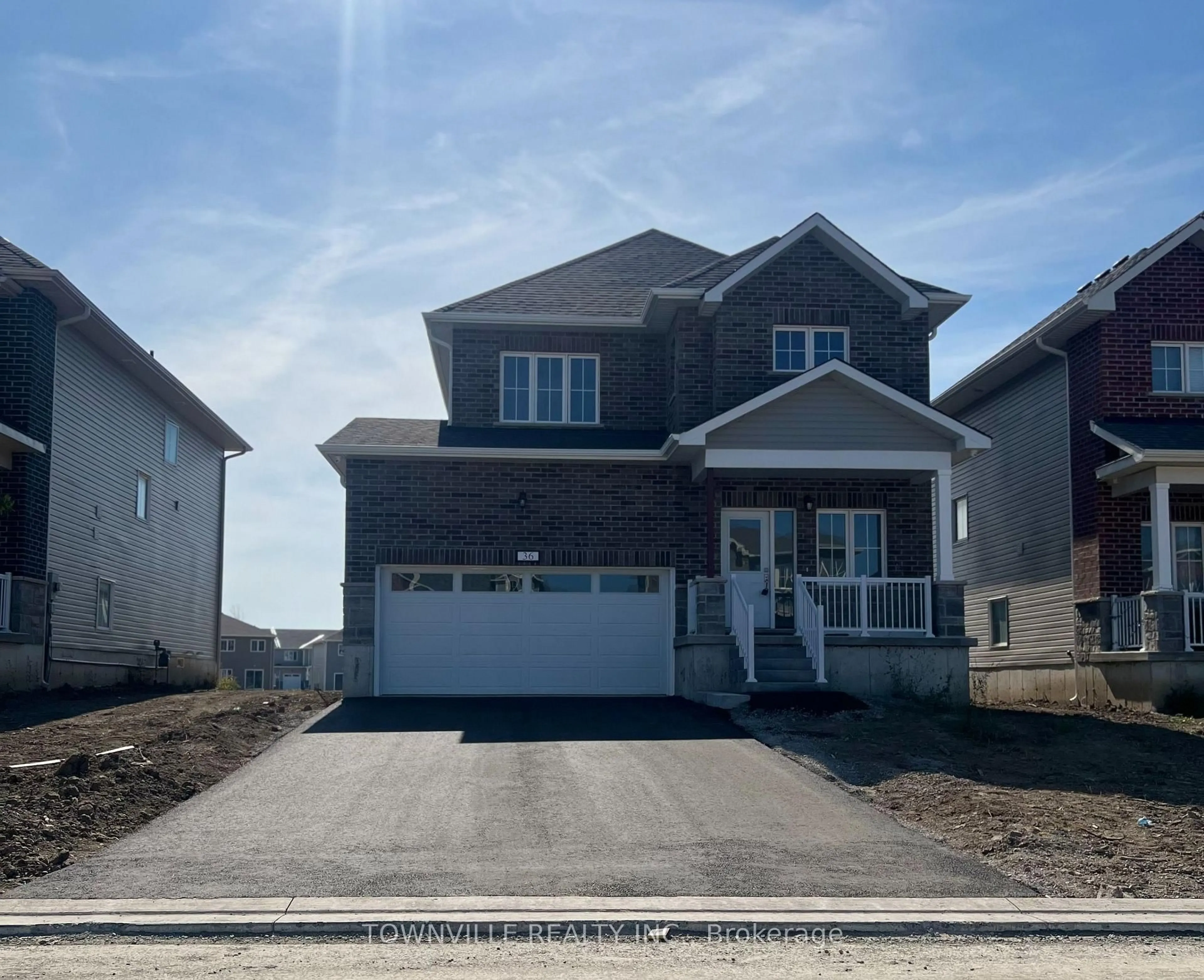 Home with vinyl exterior material, street for 36 Bradden Cres, Belleville Ontario K8N 0T8