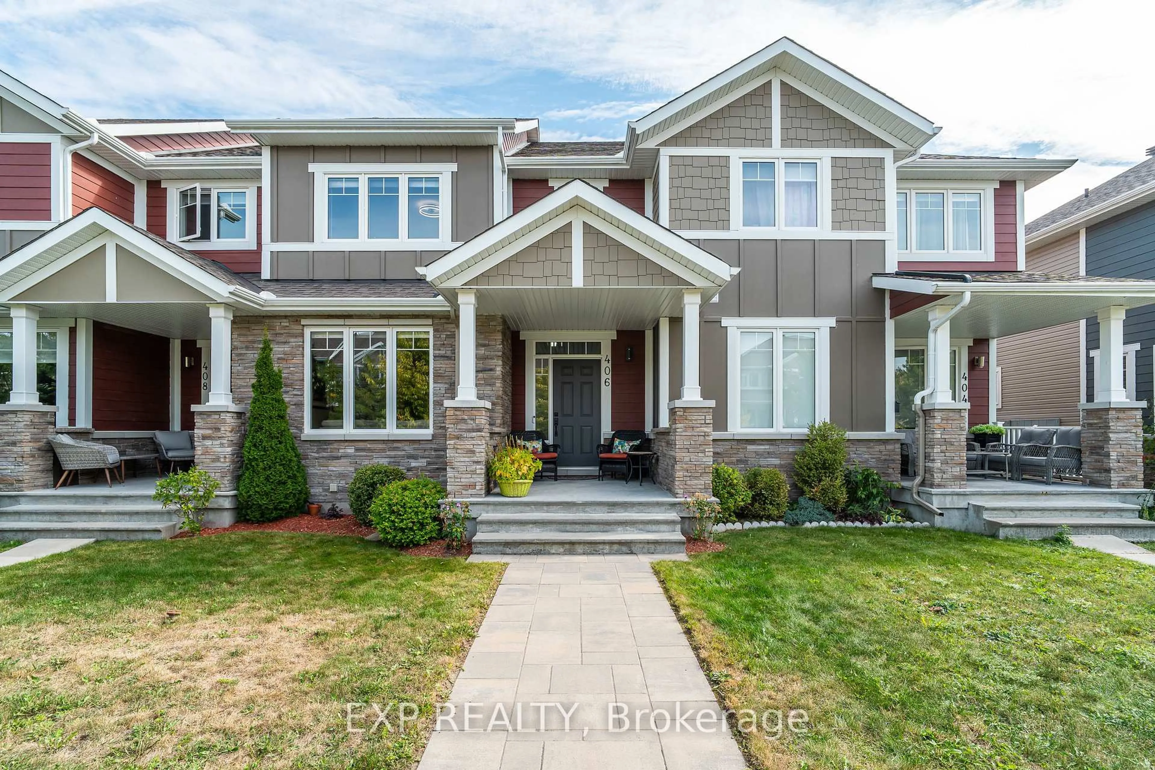 Home with brick exterior material, street for 406 Sweetflag St, Ottawa Ontario K2J 5Y6