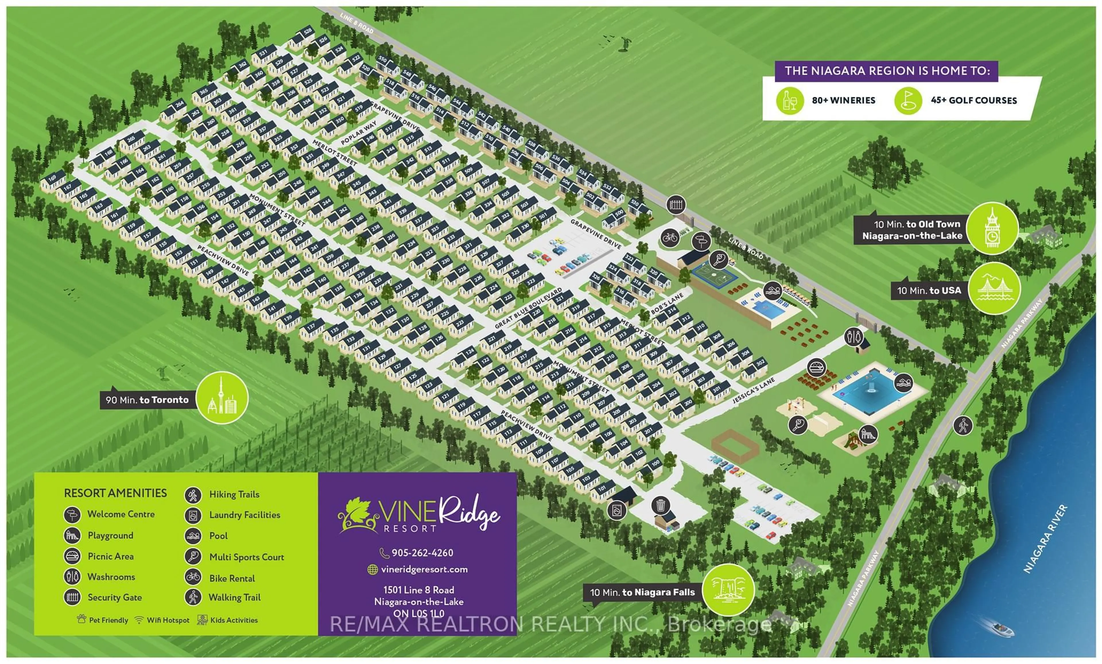 Floor plan for 1501 Line 8 Rd #251, Niagara-on-the-Lake Ontario L0S 1J0