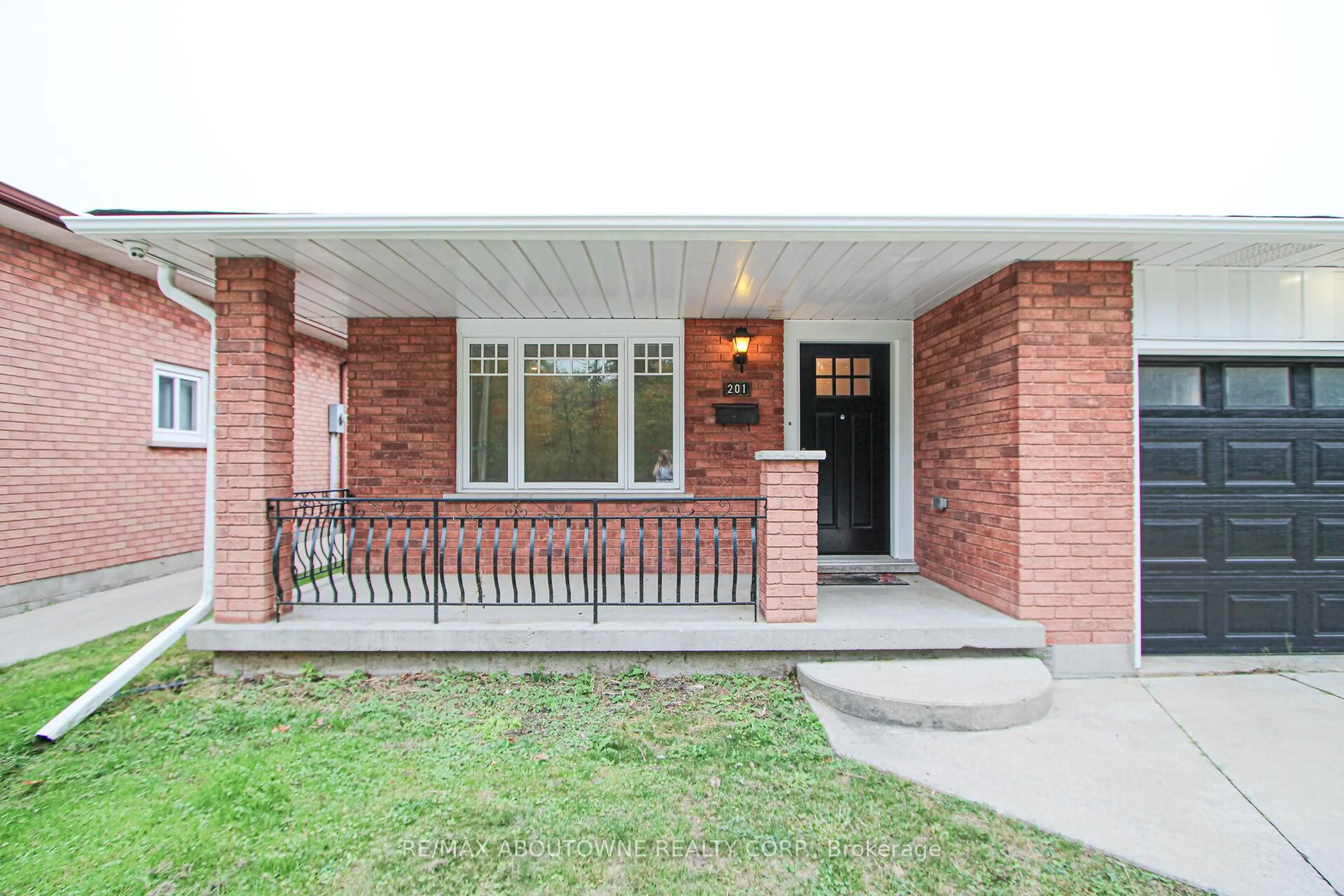 Home with brick exterior material, street for 201 Bow Valley Dr, Hamilton Ontario L8E 4J4