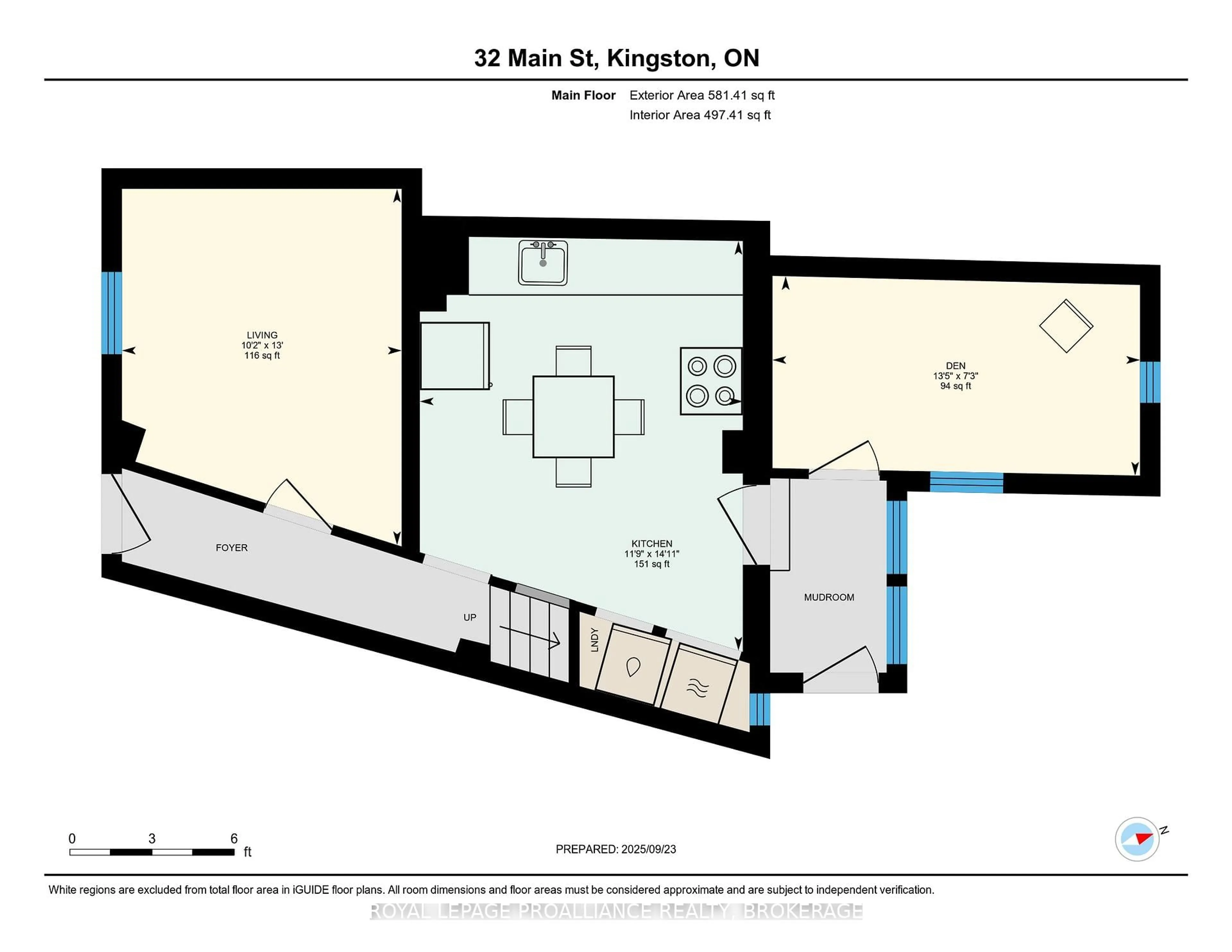 Floor plan for 32 Main St, Kingston Ontario K7K 3Y4