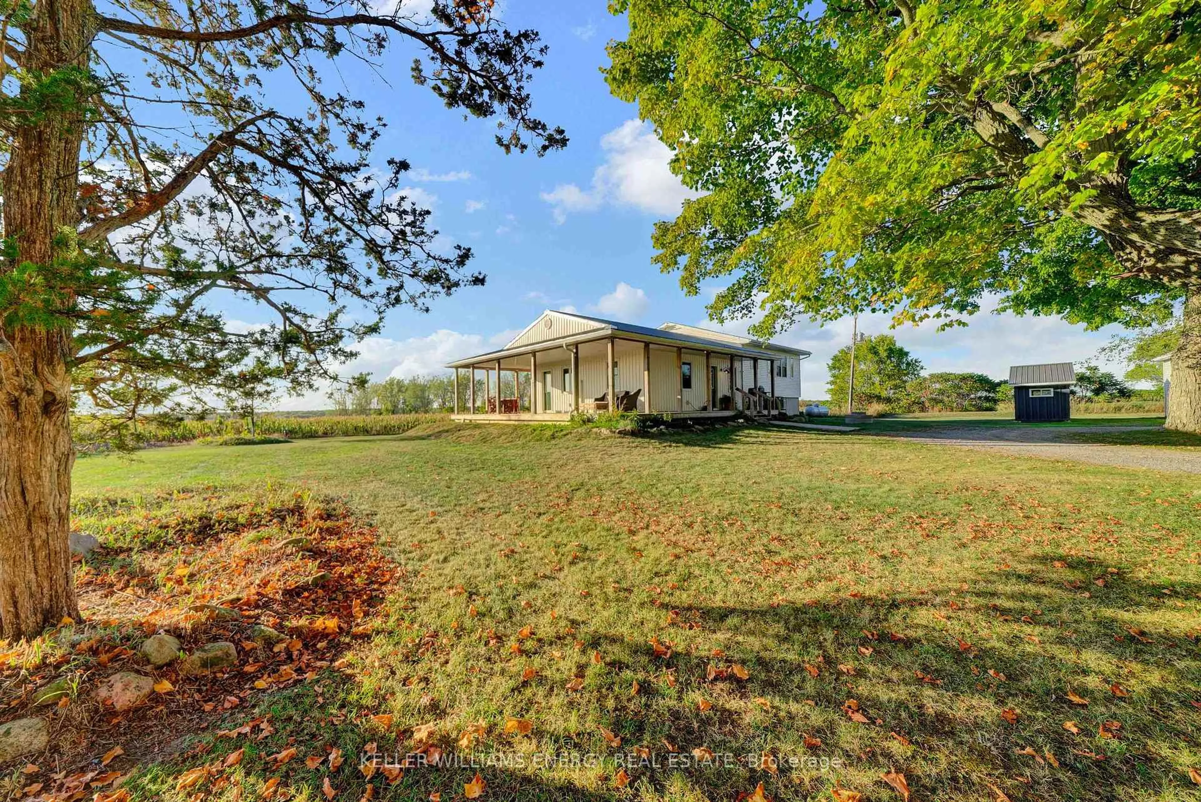 A pic from outside/outdoor area/front of a property/back of a property/a pic from drone, building for 215 FRY Rd, Prince Edward County Ontario K0K 2T0