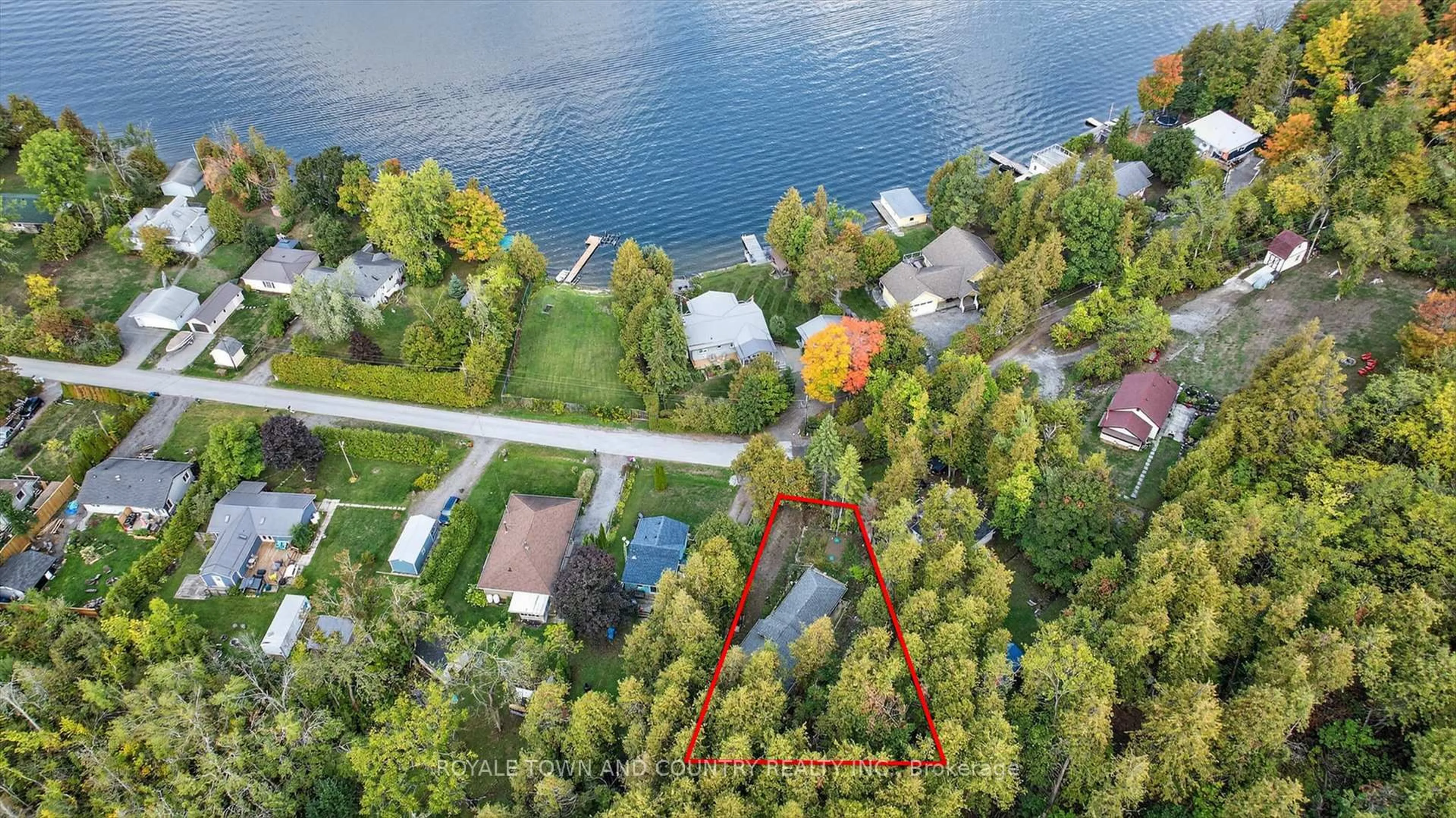 A pic from outside/outdoor area/front of a property/back of a property/a pic from drone, water/lake/river/ocean view for 60 Elder St, Kawartha Lakes Ontario K0M 1L0